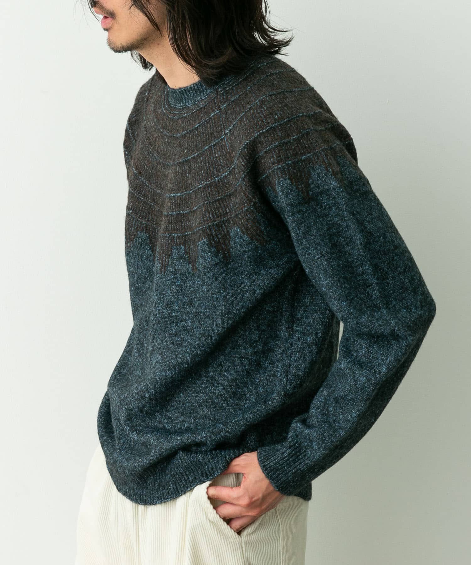 Sonny Label 「フェアアイル柄ニットプルオーバー」|ニット・セーター|