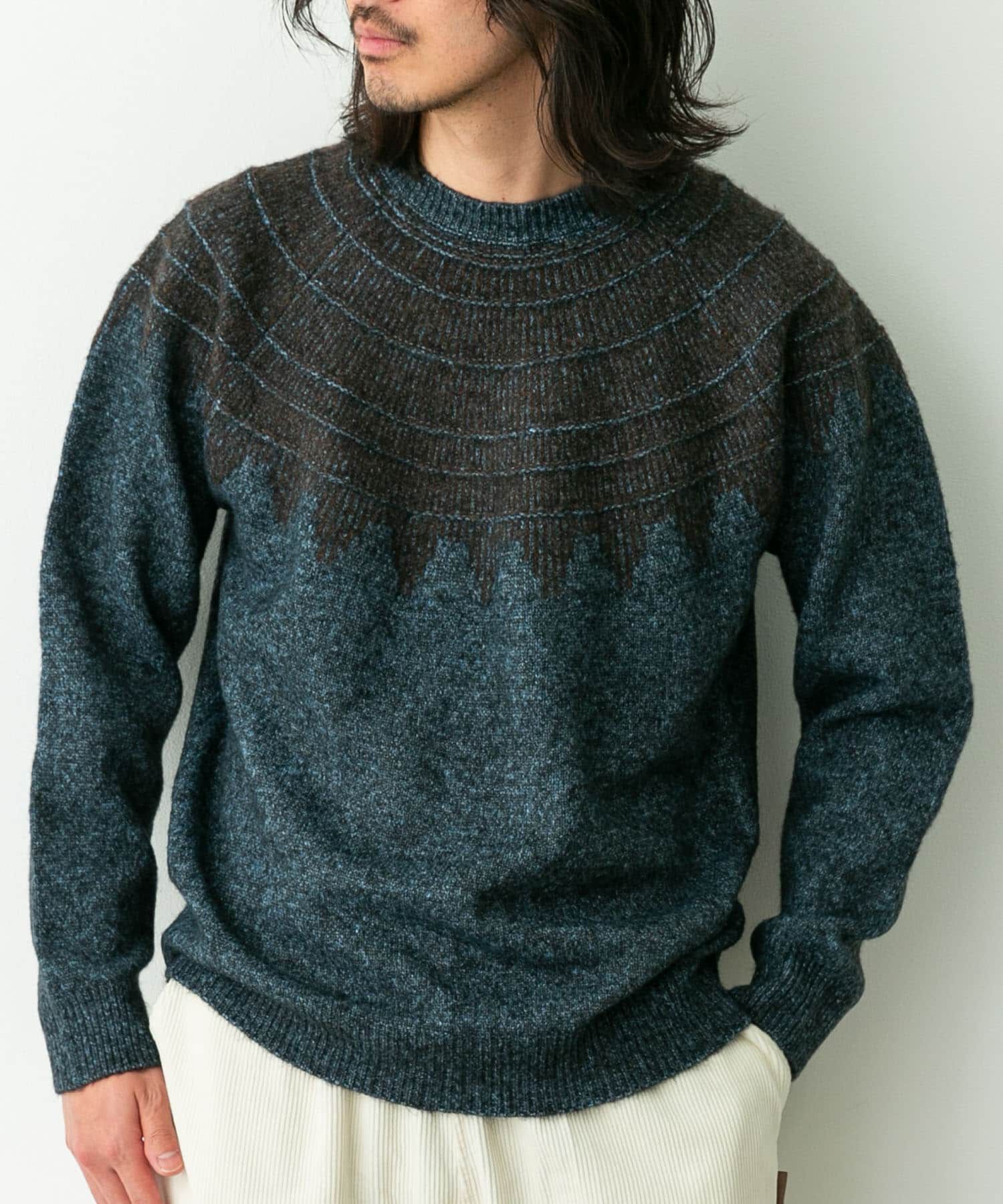 Sonny Label 「フェアアイル柄ニットプルオーバー」|ニット・セーター|