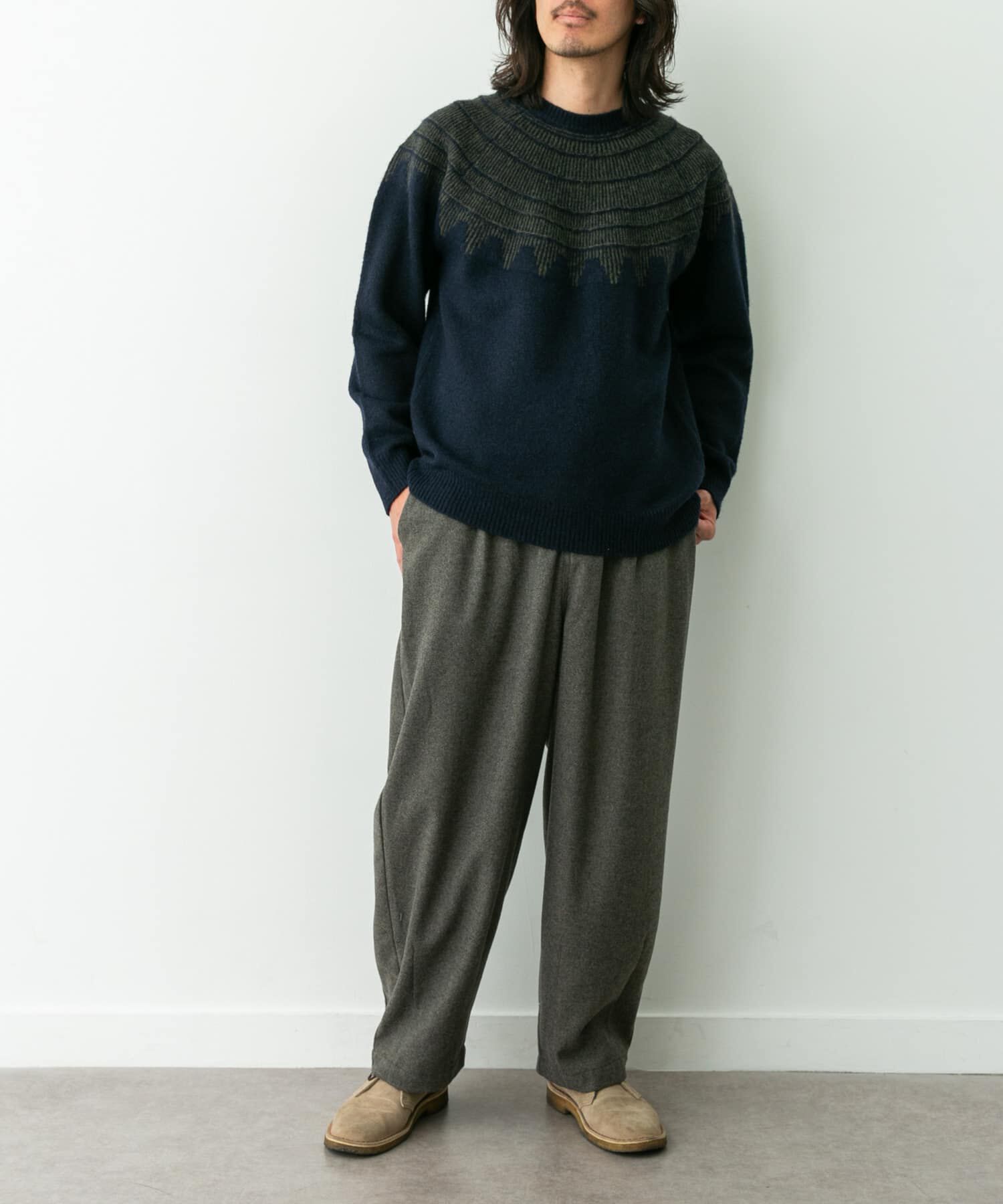 Sonny Label 「フェアアイル柄ニットプルオーバー」|ニット・セーター|