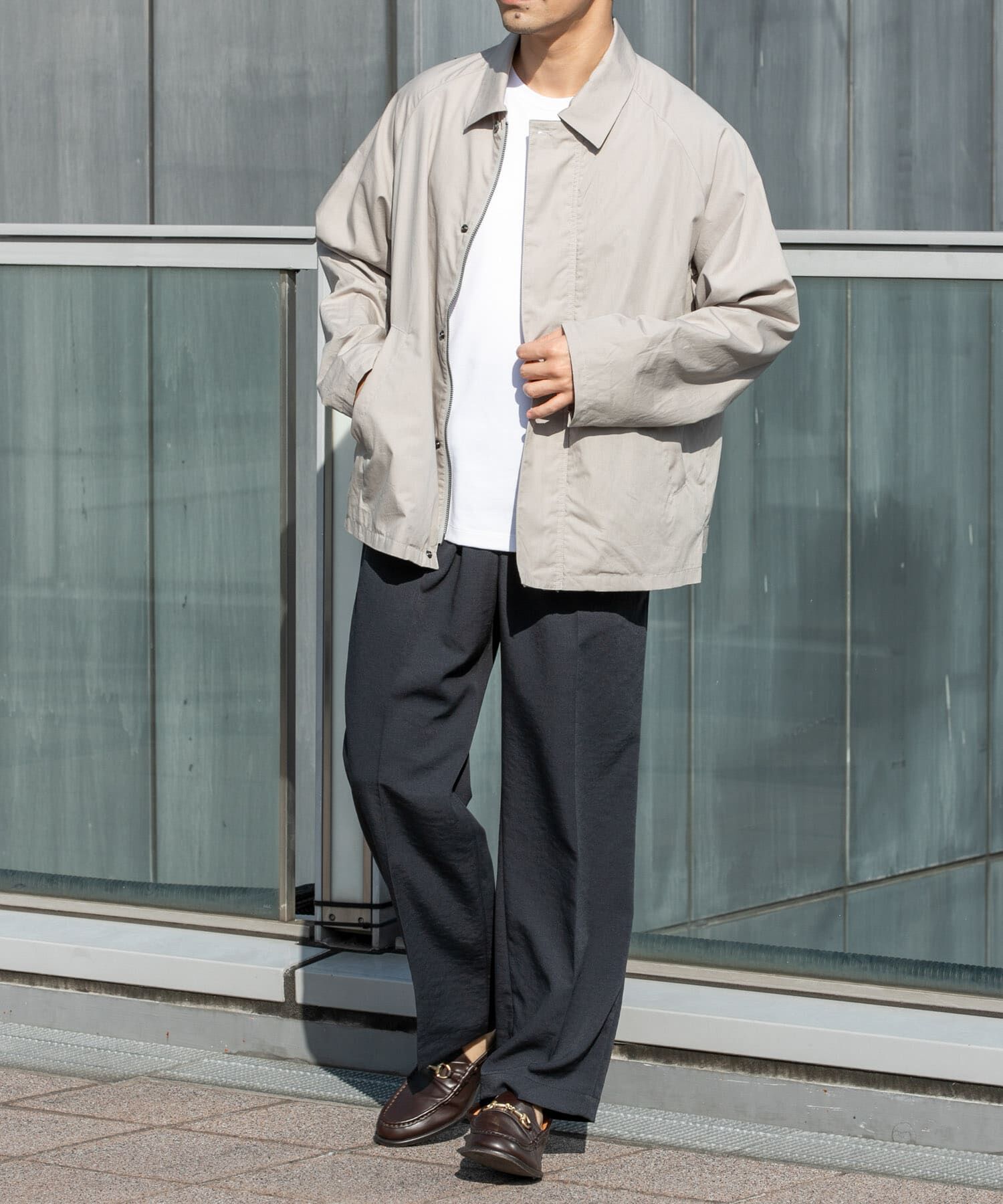 URBAN RESEARCH ROSSO「『撥水』タイプライターブルゾン」|ブルゾン・スタジャン|