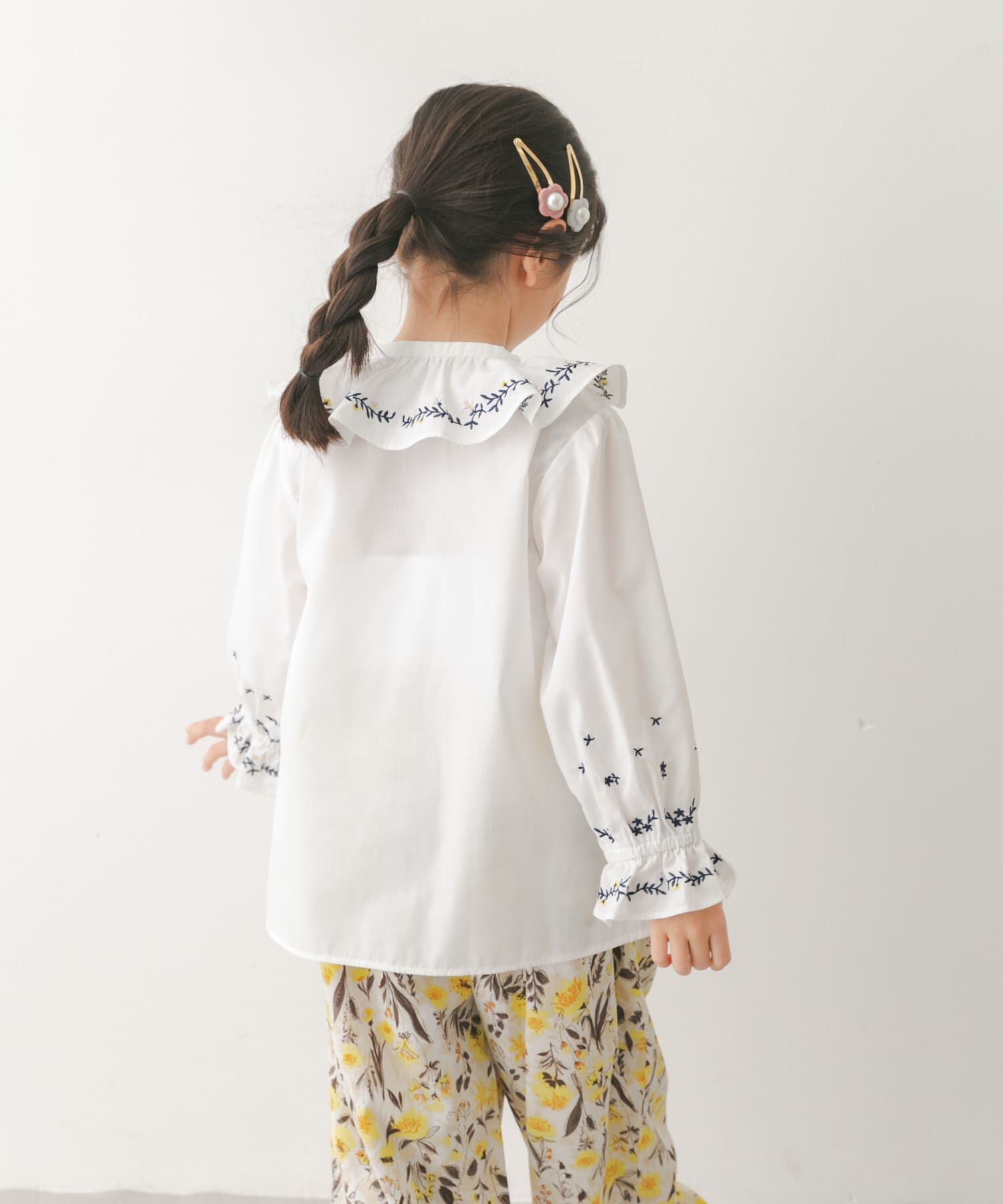 URBAN RESEARCH DOORS「『150サイズあり』フリルカラー刺繍ブラウス(KIDS)」|その他|