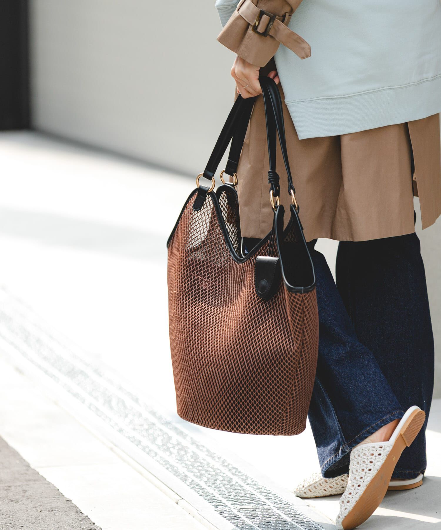 RODE SKO「グラスホルダーセットメッシュトートバッグ」|トートバッグ|