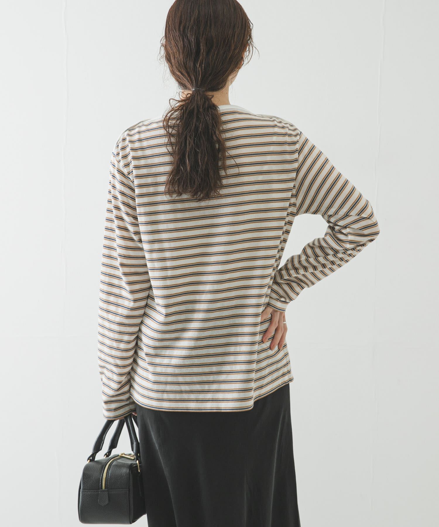 URBAN RESEARCH「マルチボーダー2WAYカットソー」|Tシャツ・カットソー|