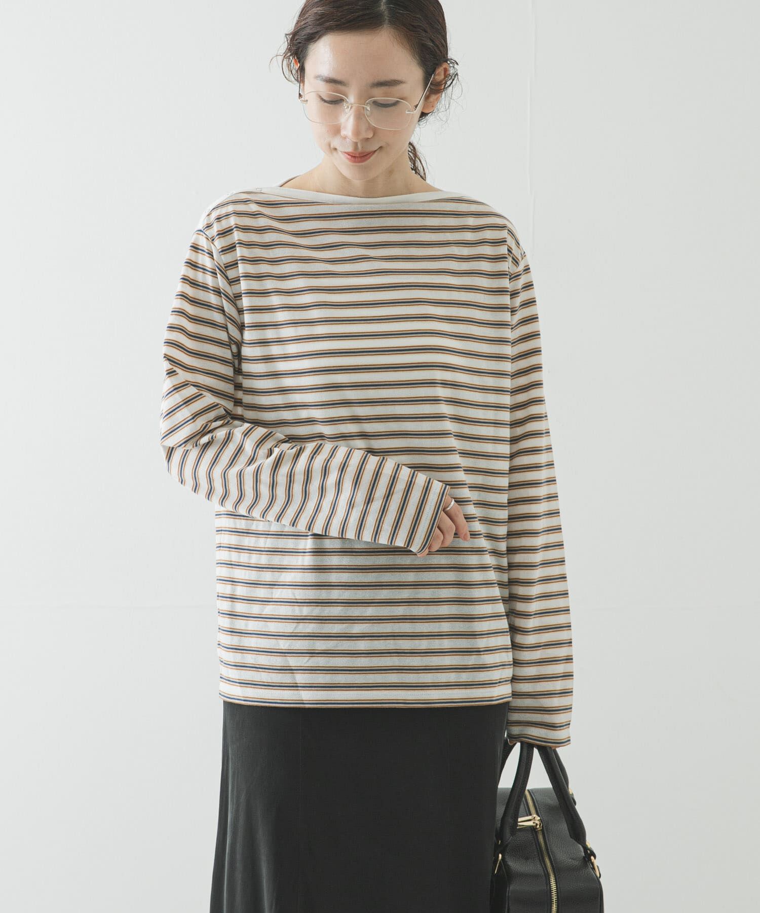 URBAN RESEARCH「マルチボーダー2WAYカットソー」|Tシャツ・カットソー|