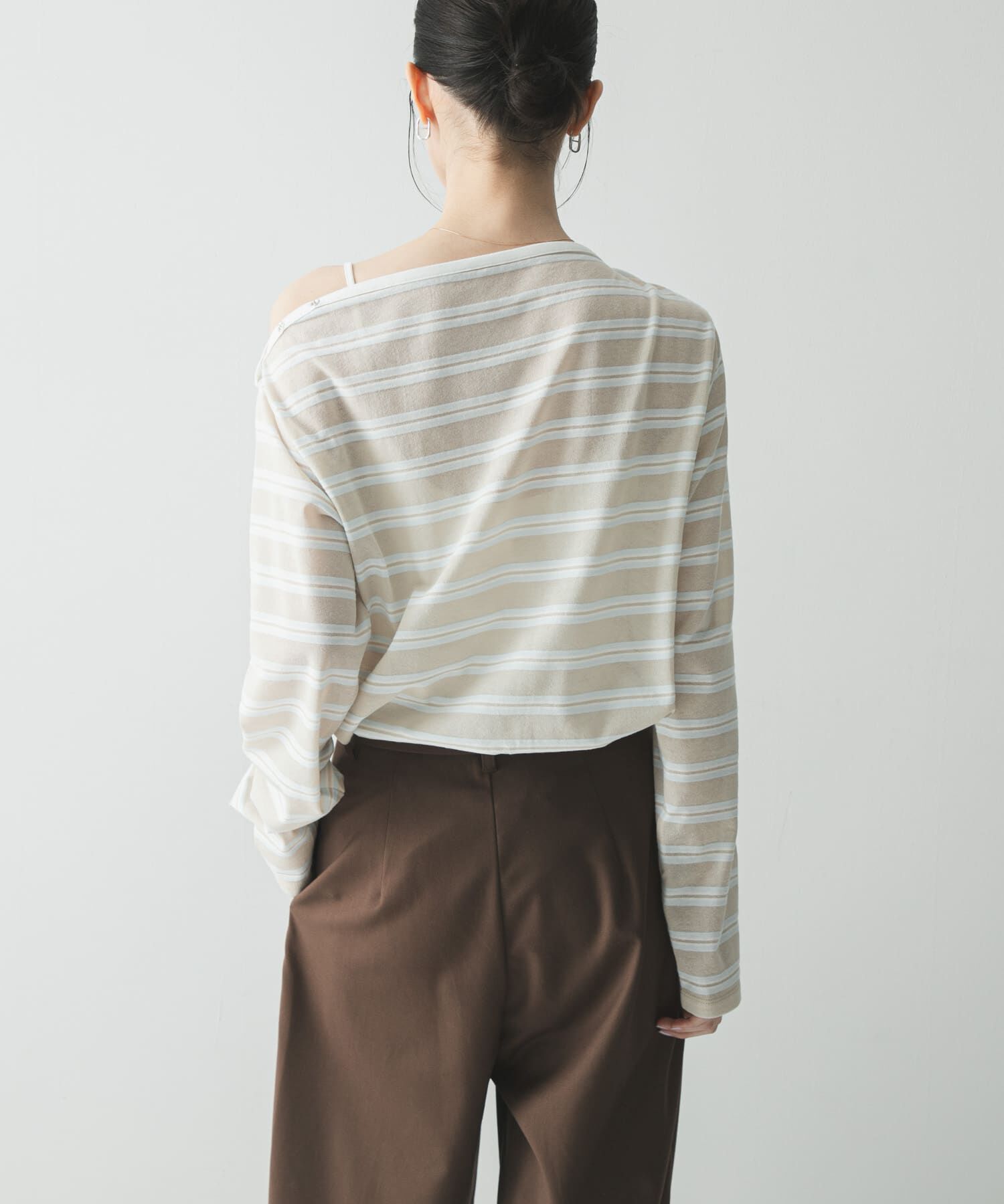 URBAN RESEARCH「マルチボーダー2WAYカットソー」|Tシャツ・カットソー|