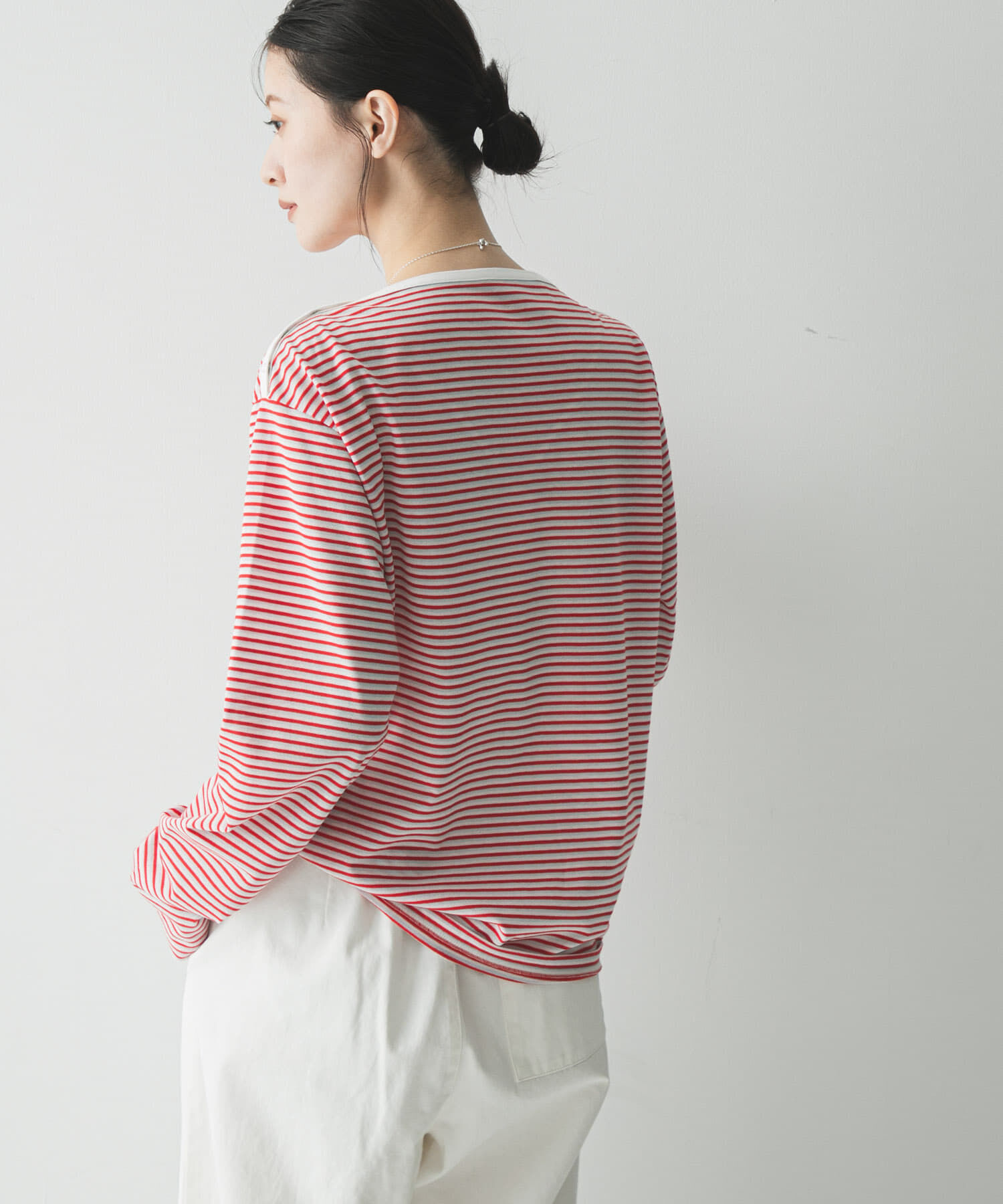 URBAN RESEARCH「マルチボーダー2WAYカットソー」|Tシャツ・カットソー|