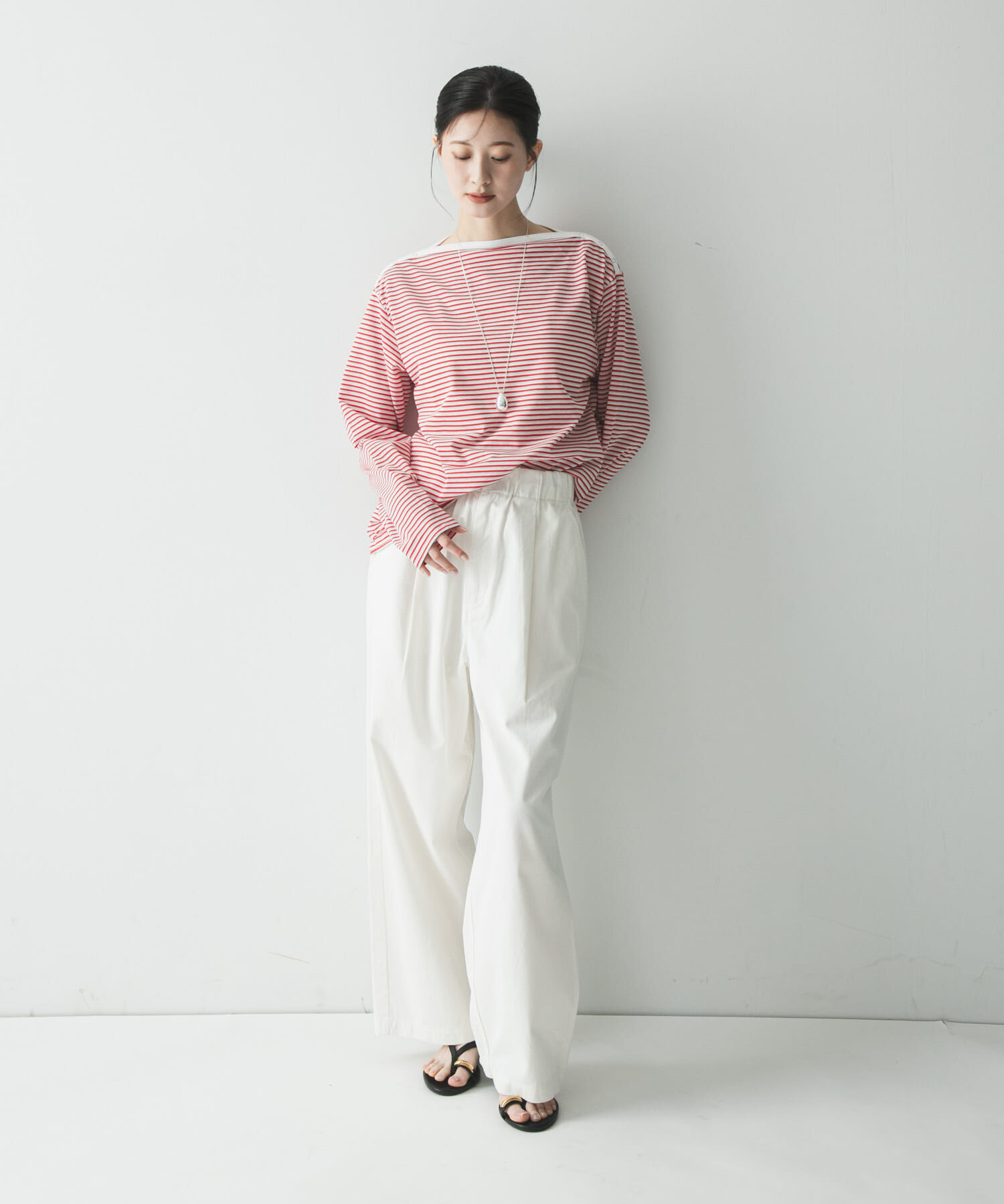 URBAN RESEARCH「マルチボーダー2WAYカットソー」|Tシャツ・カットソー|