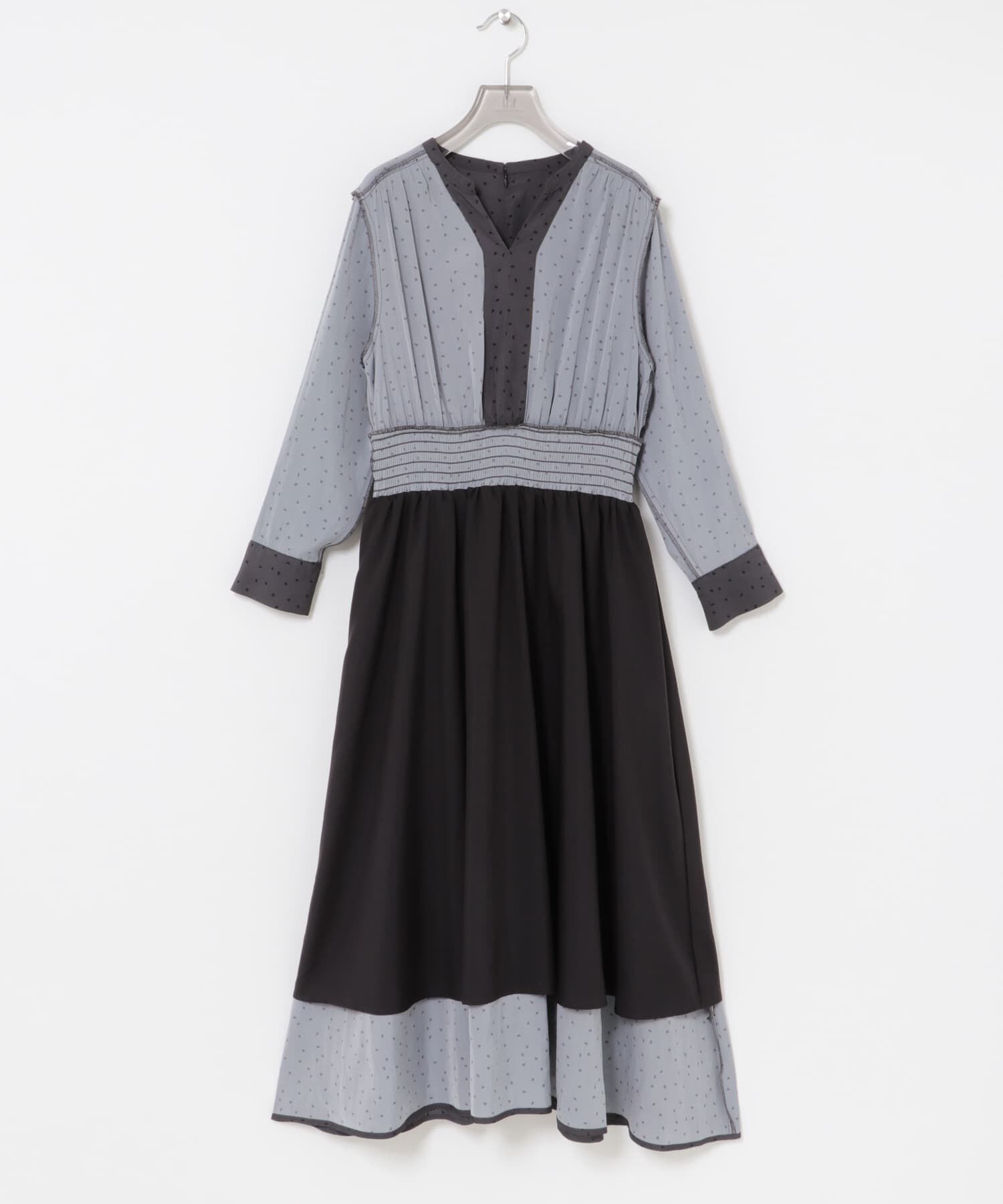 URBAN RESEARCH「ウエストシャーリングドットワンピース」|ワンピース|