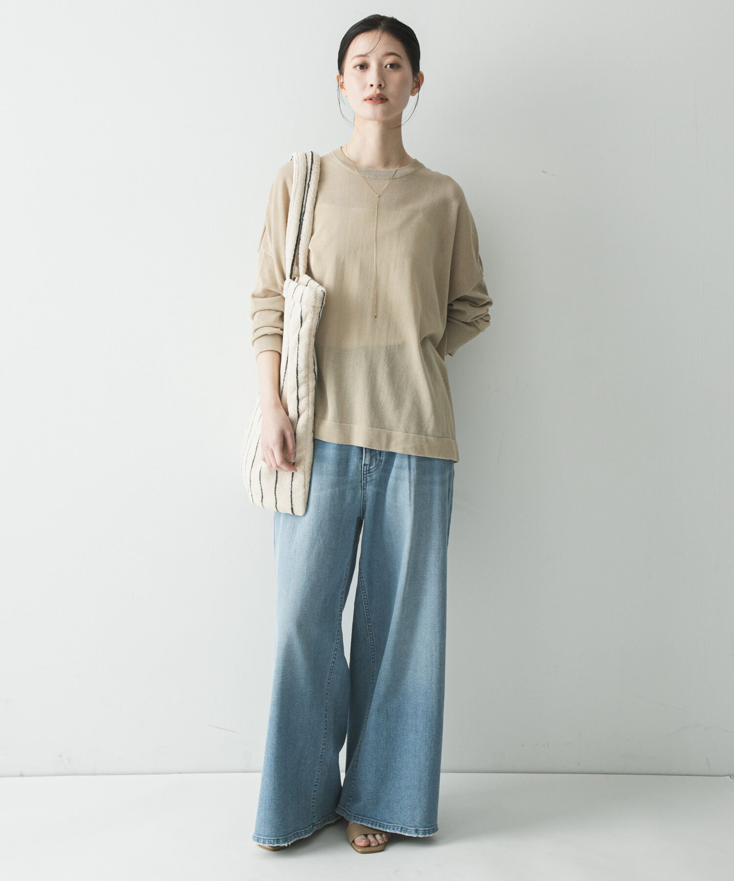 URBAN RESEARCH「UVカット加工ルーズニット」|ニット・セーター|