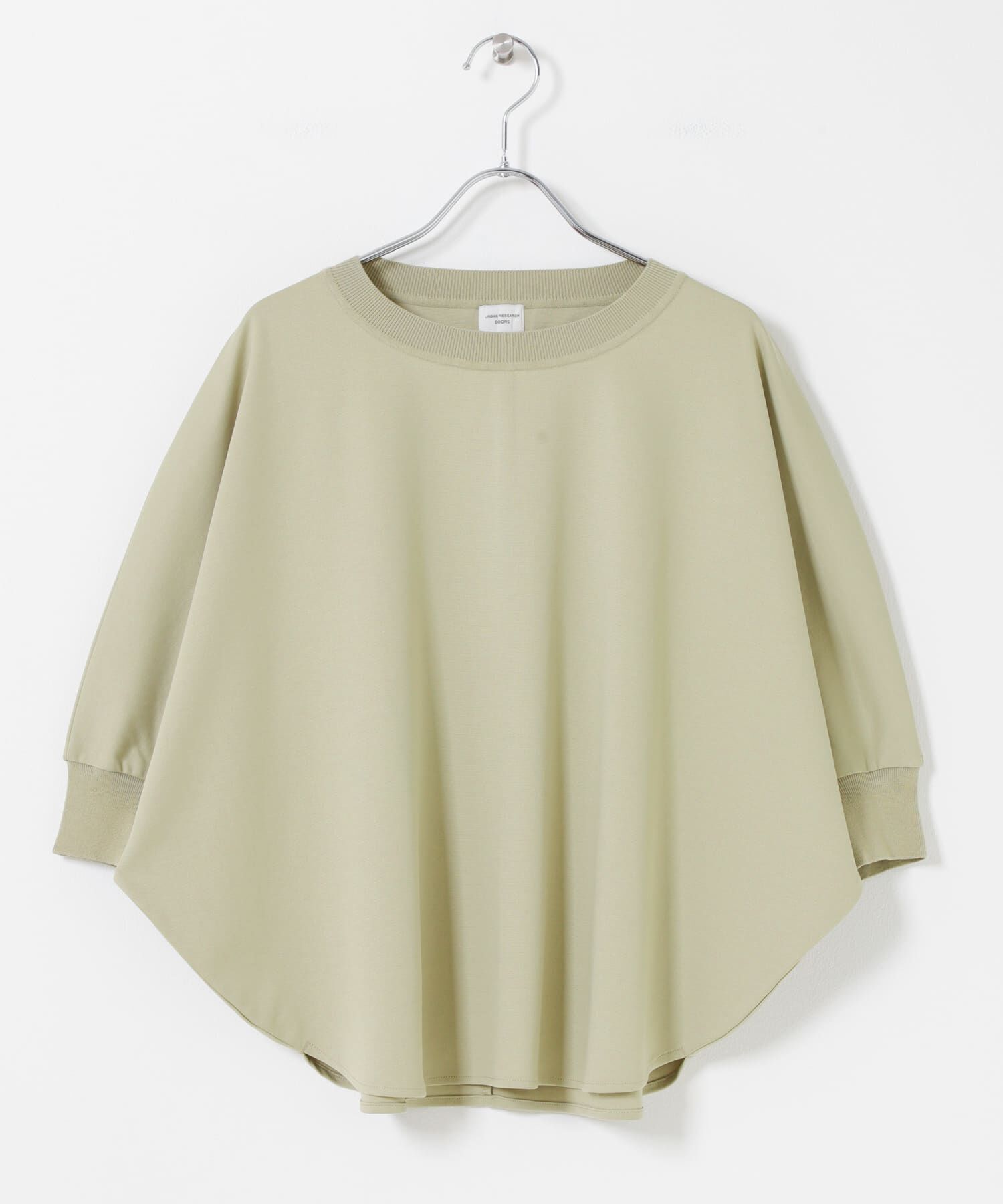 URBAN RESEARCH DOORS「ニットドッキングドルマン プルオーバー」|Tシャツ・カットソー|