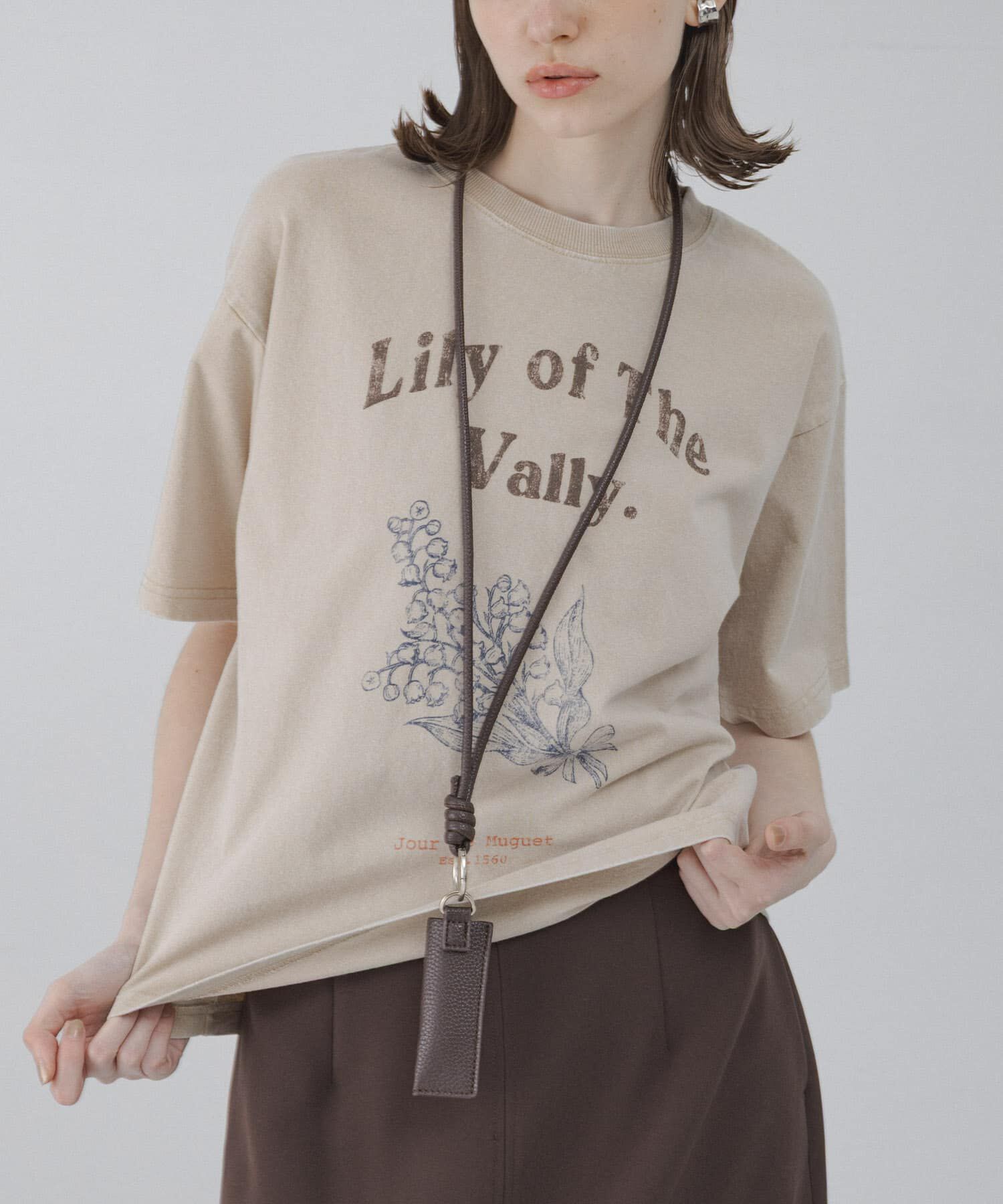 Sonny Label 「LILY OF THE VALLEY T-SHIRTS」|Tシャツ・カットソー|ベージュ