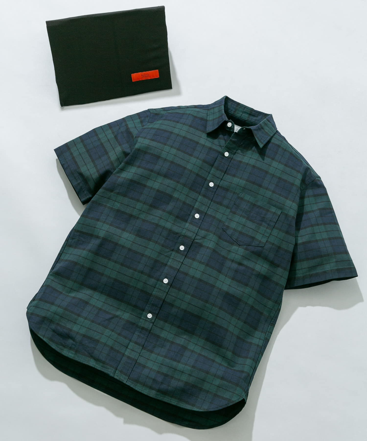 URBAN RESEARCH ROSSO「『WEB限定』『抗菌/消臭』『XXLｻｲｽﾞあり』ﾊｲﾊﾟﾌｫｰﾏﾝｽｵｯｸ」|シャツ・ブラウス|グリーン系その他