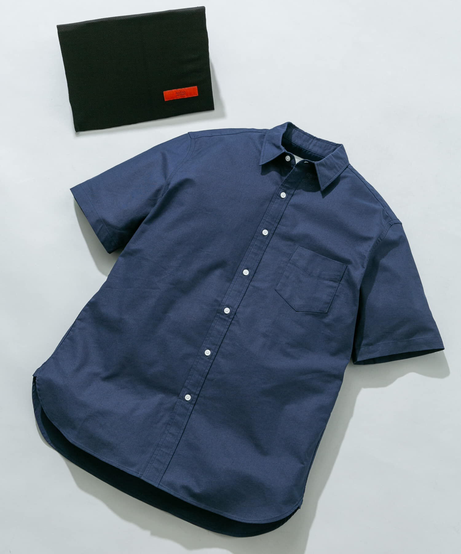 URBAN RESEARCH ROSSO「『WEB限定』『抗菌/消臭』『XXLｻｲｽﾞあり』ﾊｲﾊﾟﾌｫｰﾏﾝｽｵｯｸ」|シャツ・ブラウス|ブルー系その他