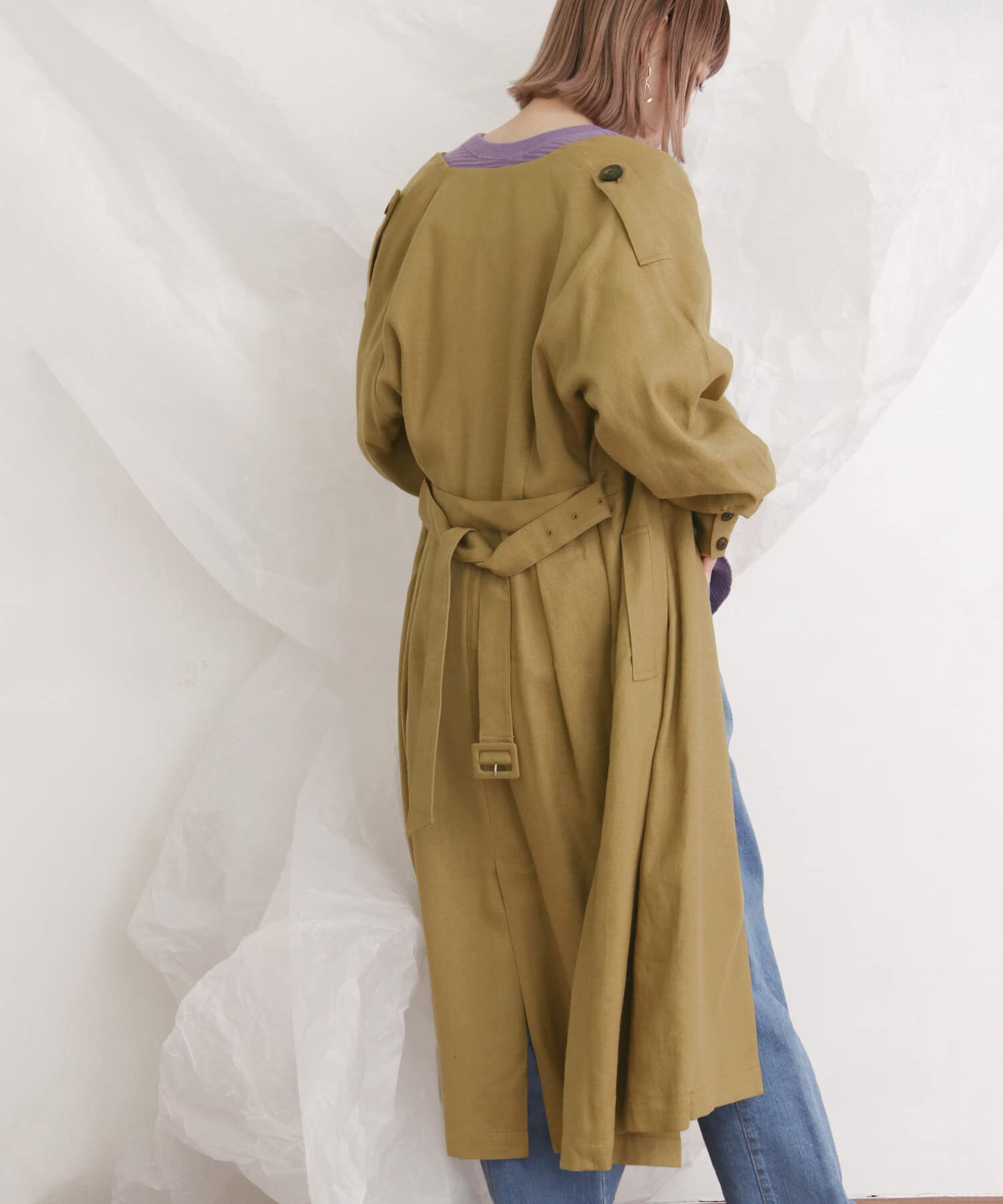  「トレンチドレスコート&there4;」|トレンチコート|