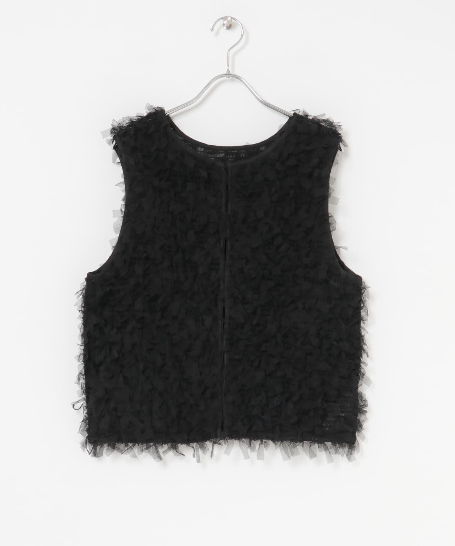  「チュールフリンジトップス」|ベスト・ジレ|