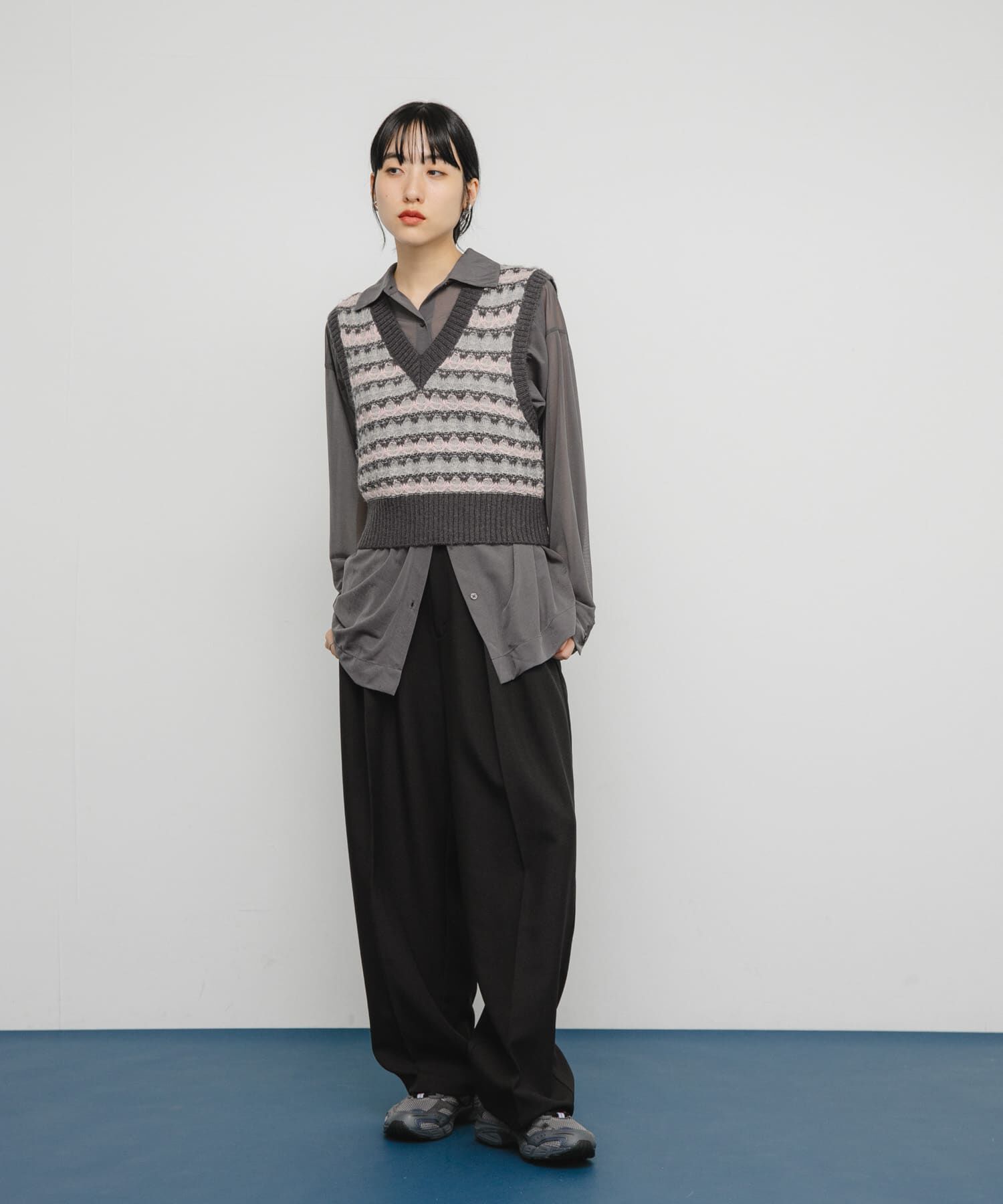  「シアージャガードニットベスト」|ベスト・ジレ|