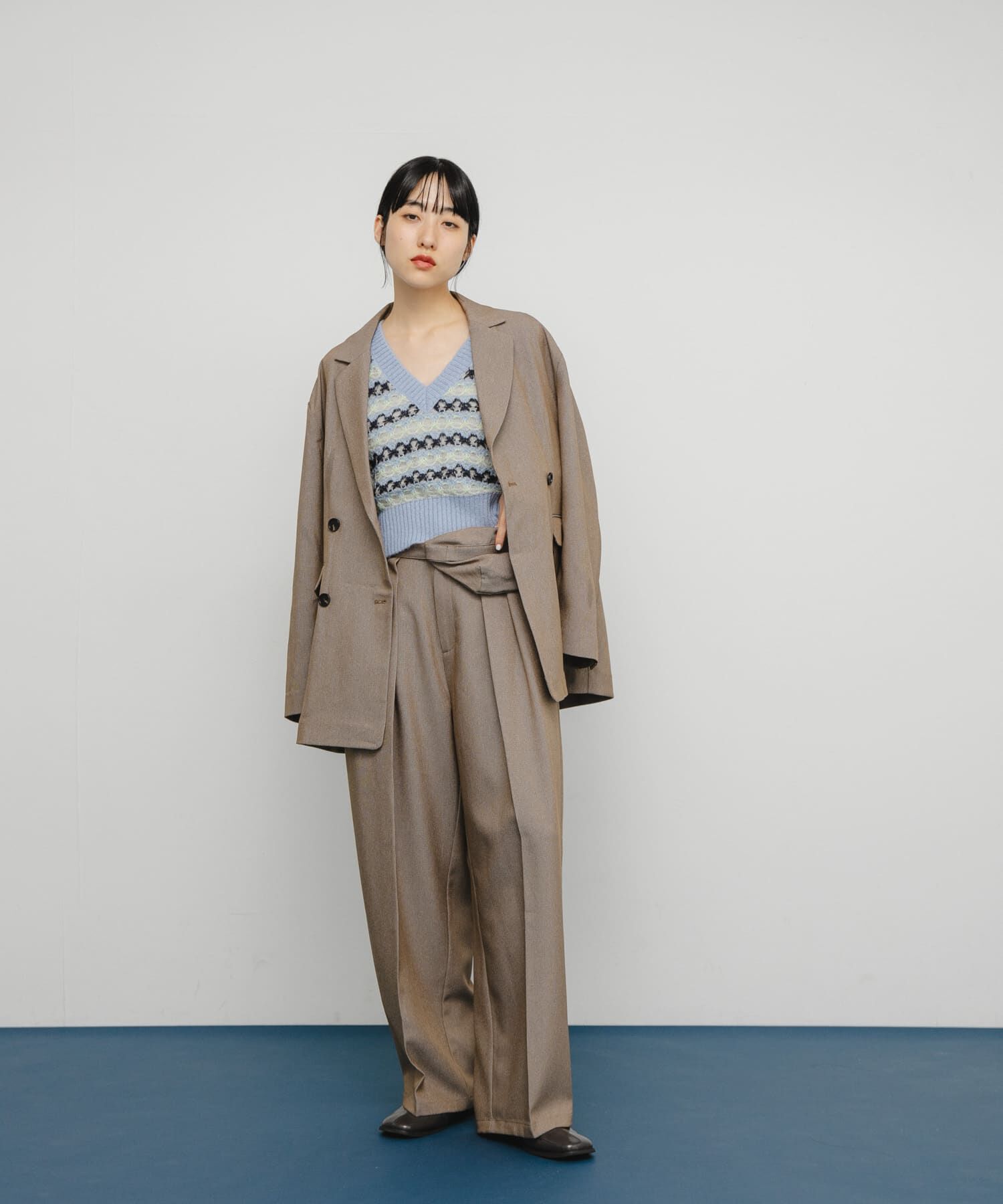  「シアージャガードニットベスト」|ベスト・ジレ|