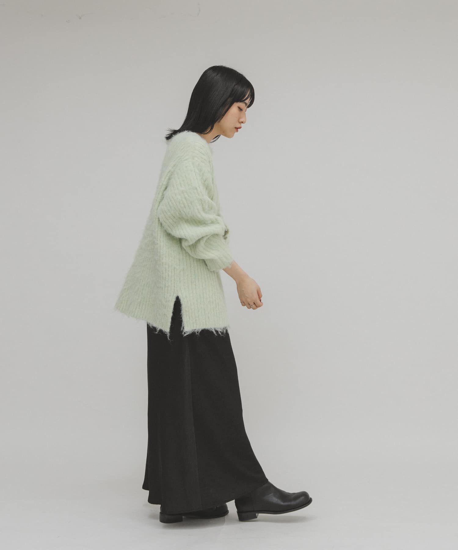  「シャギールーズリブニット」|ニット・セーター|