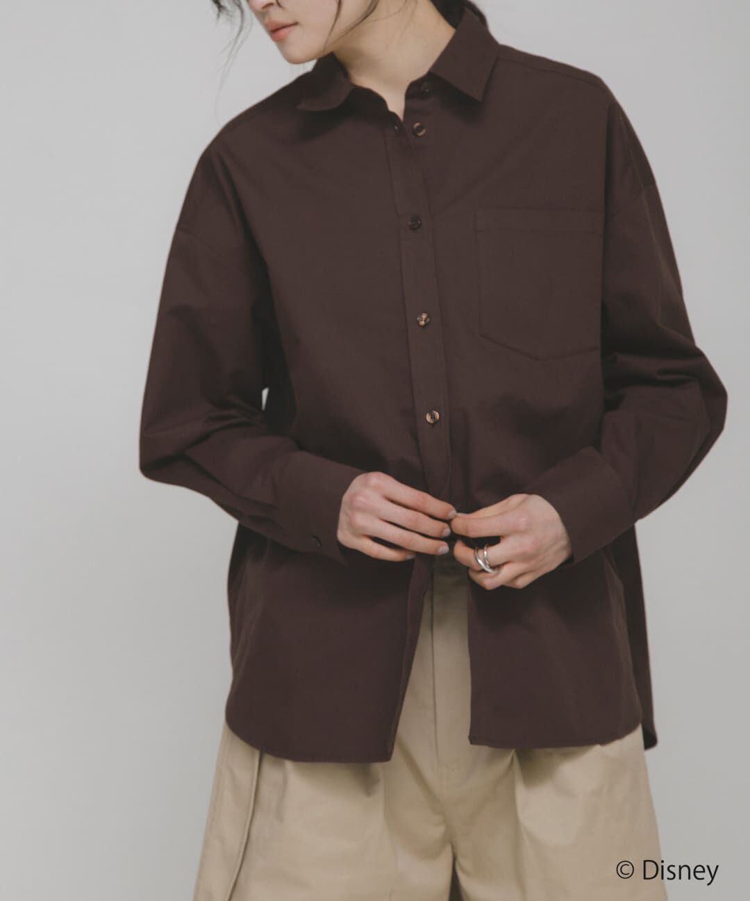  「Disney/刺繍シャツ」|シャツ・ブラウス|
