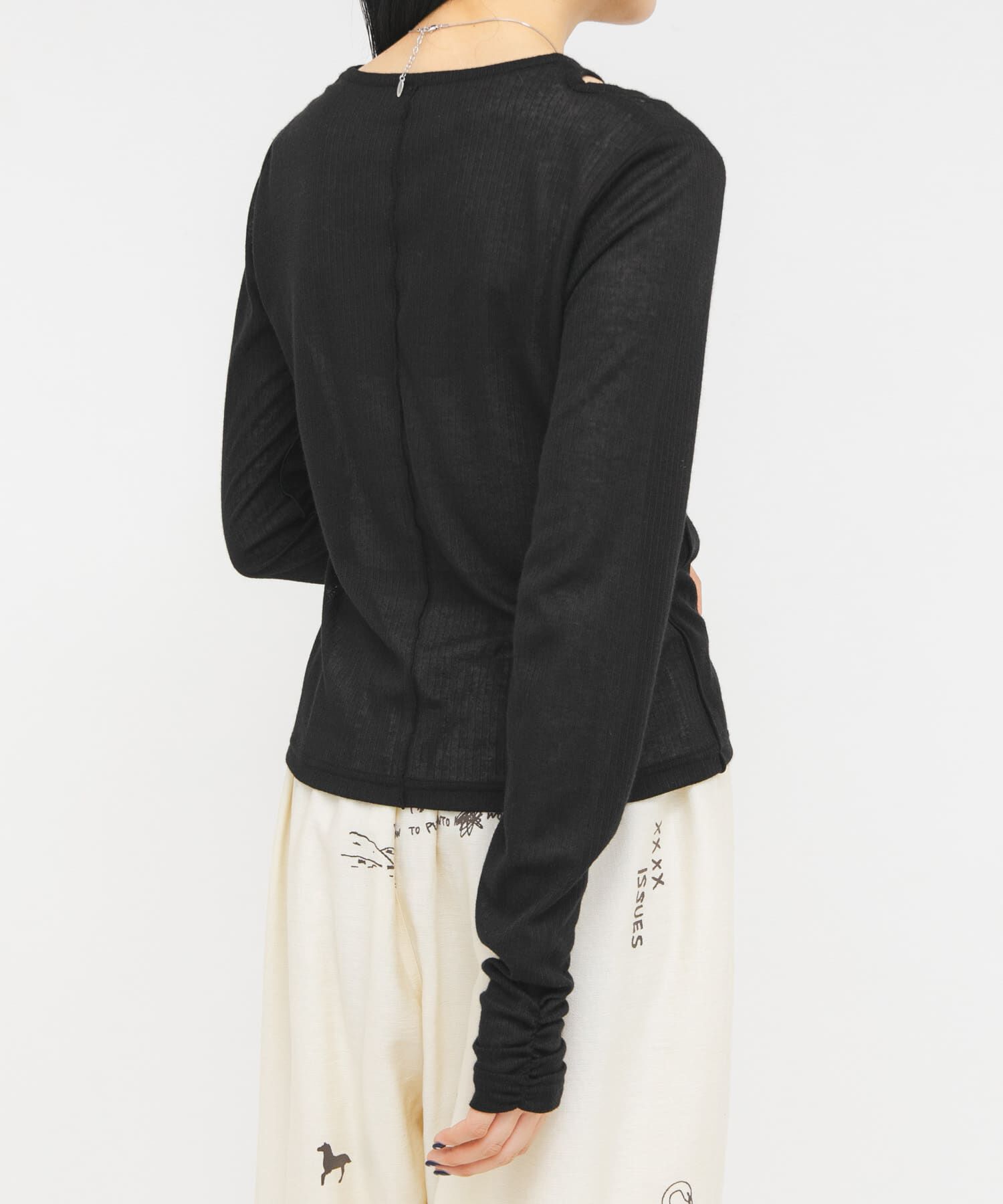  「アシメレイヤードTEE」|Tシャツ・カットソー|