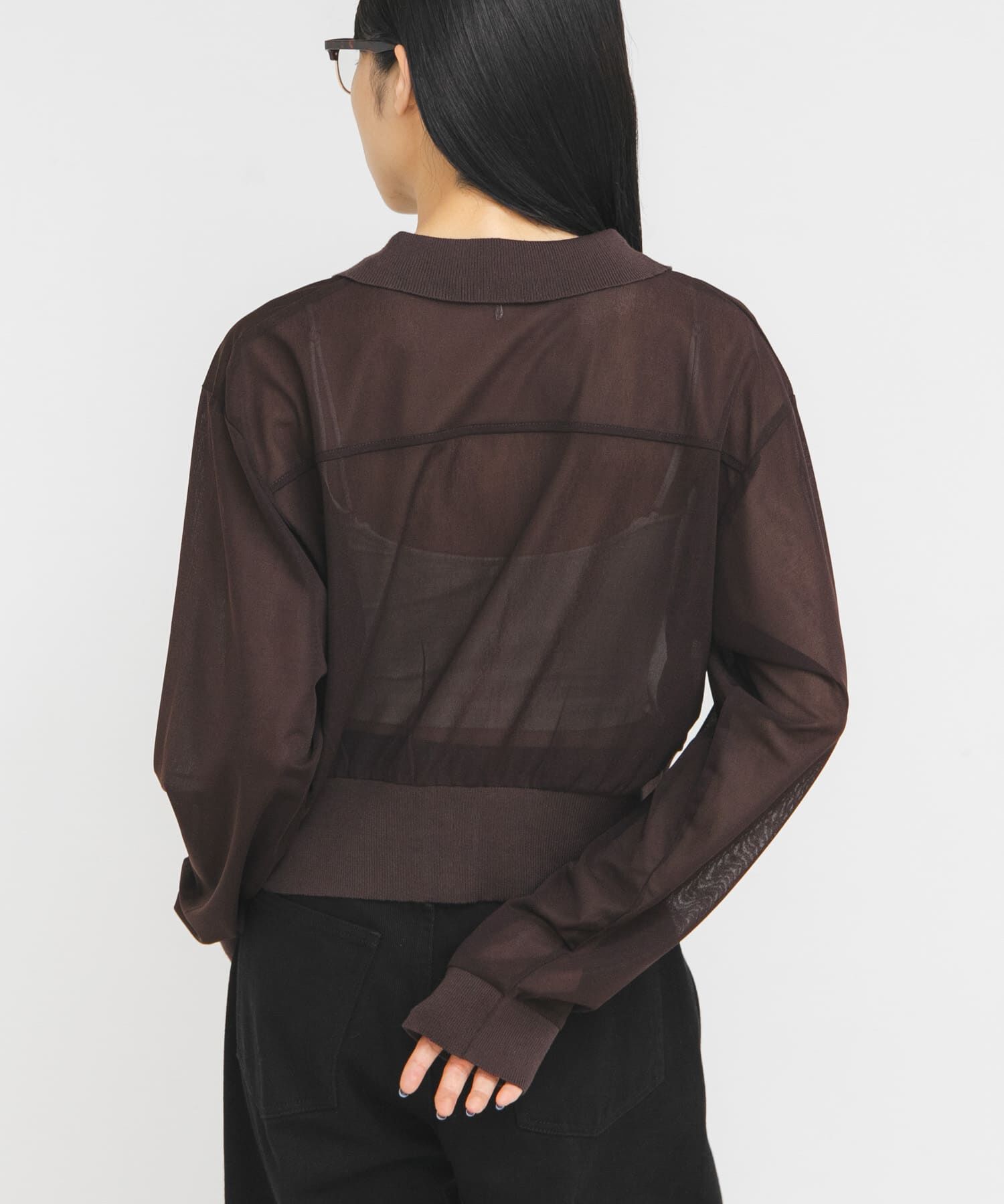  「シアーシャツカーディガン」|シャツ・ブラウス|