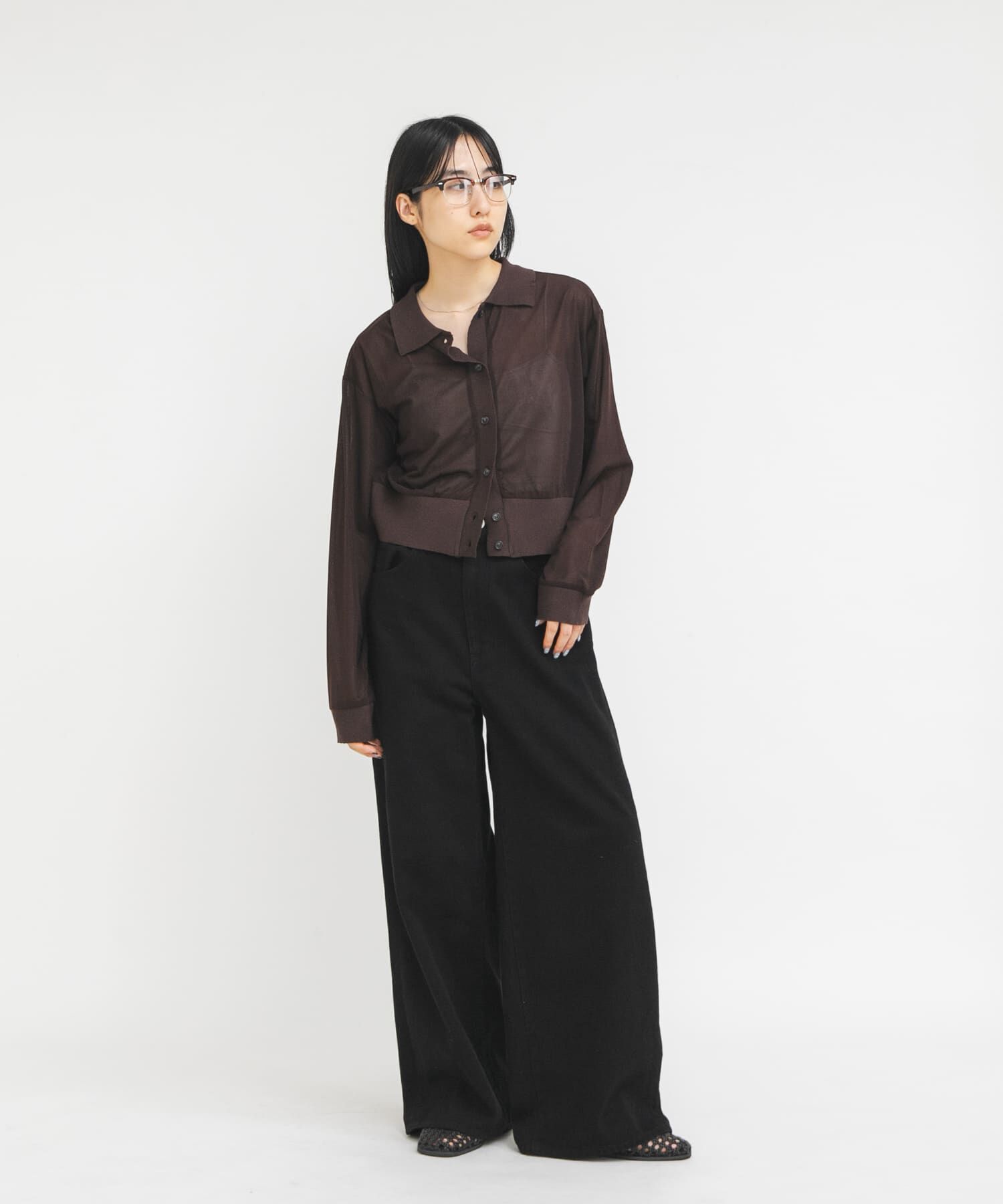  「シアーシャツカーディガン」|シャツ・ブラウス|