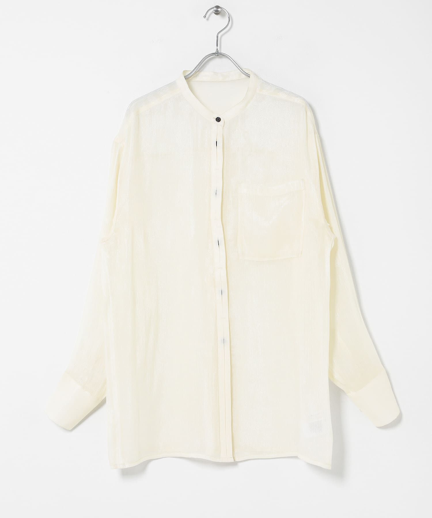  「シャイニーシアーシャツ」|シャツ・ブラウス|