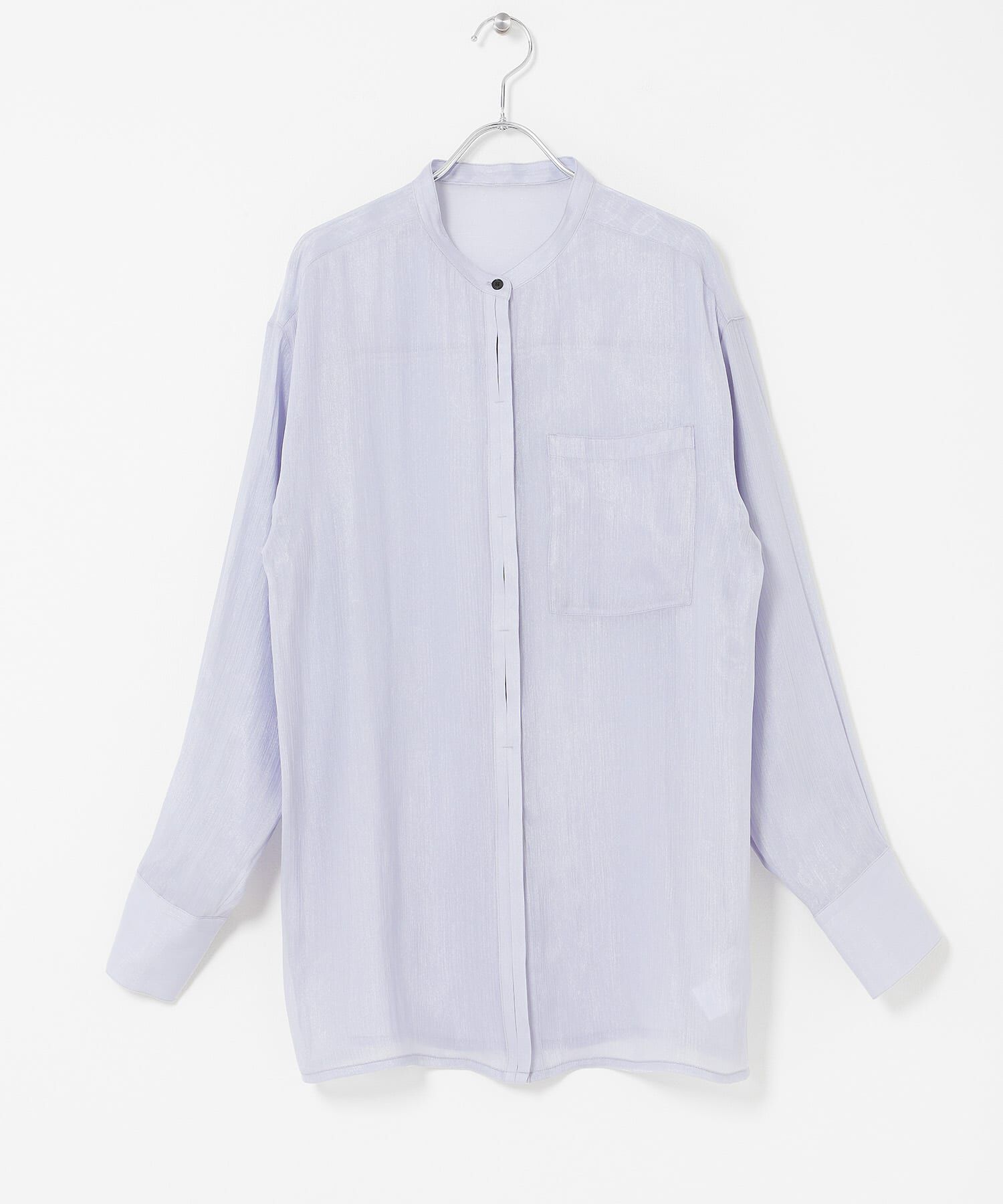  「シャイニーシアーシャツ」|シャツ・ブラウス|