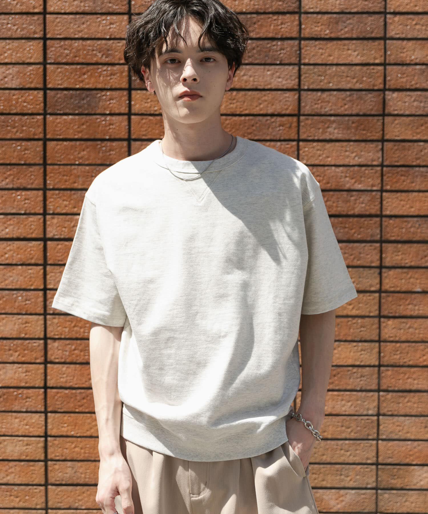 SENSE OF PLACE by URBAN RESEARCH「ライトスウェットショートスリーブTシャツ」|Tシャツ・カットソー|