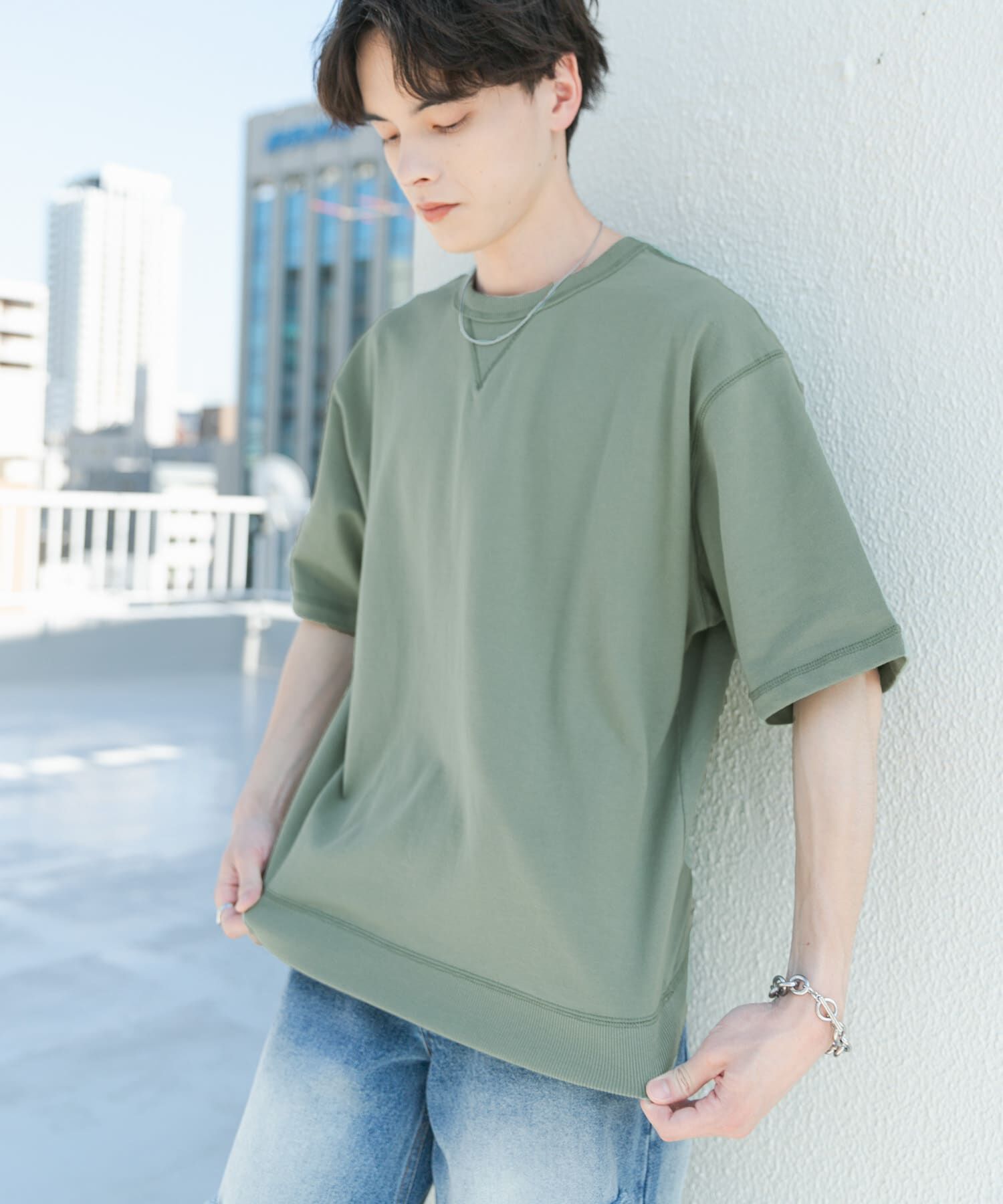 SENSE OF PLACE by URBAN RESEARCH「ライトスウェットショートスリーブTシャツ」|Tシャツ・カットソー|