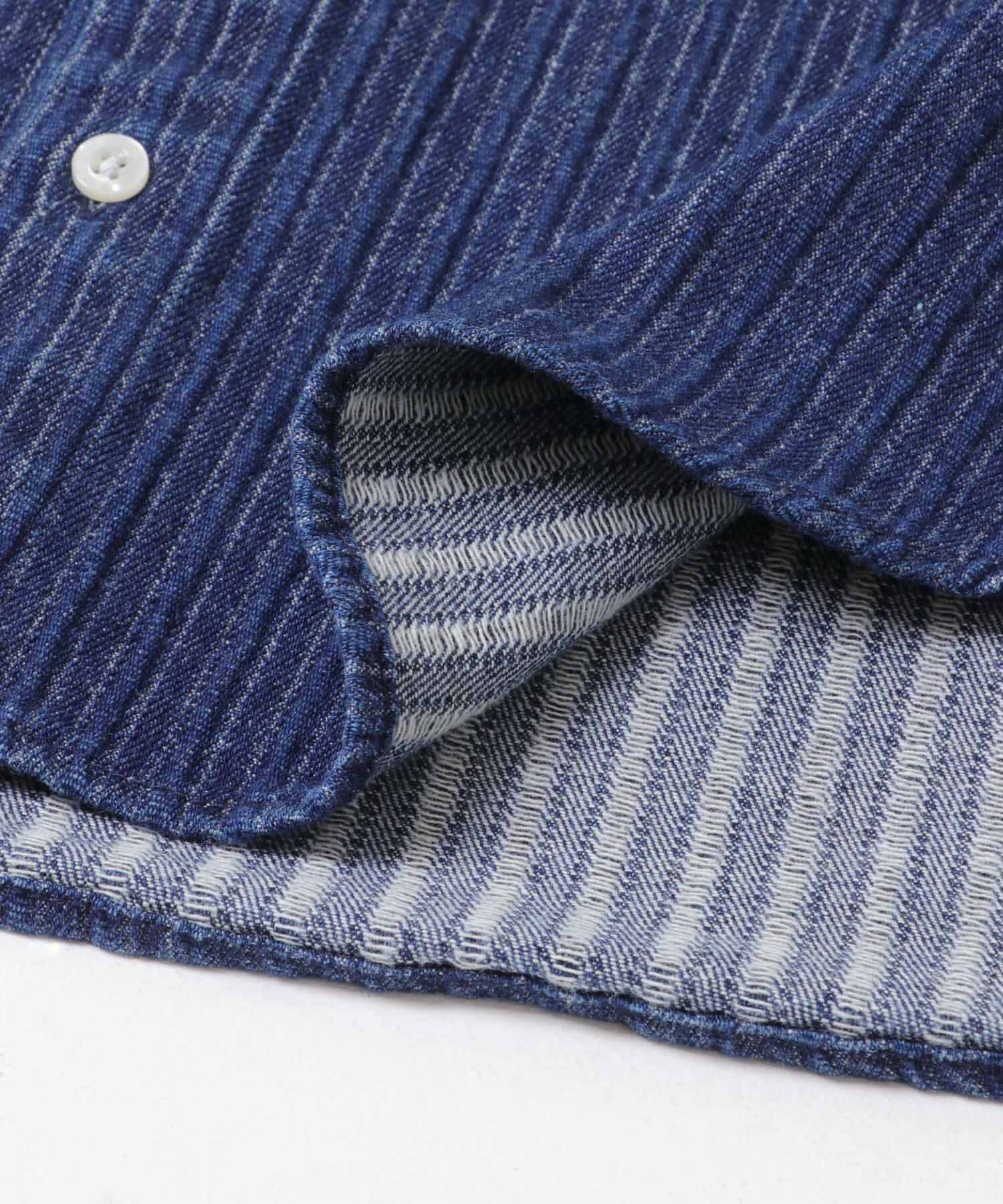 SENSE OF PLACE by URBAN RESEARCH「ジャガードデニムレギュラーカラーシャツ」|シャツ・ブラウス|