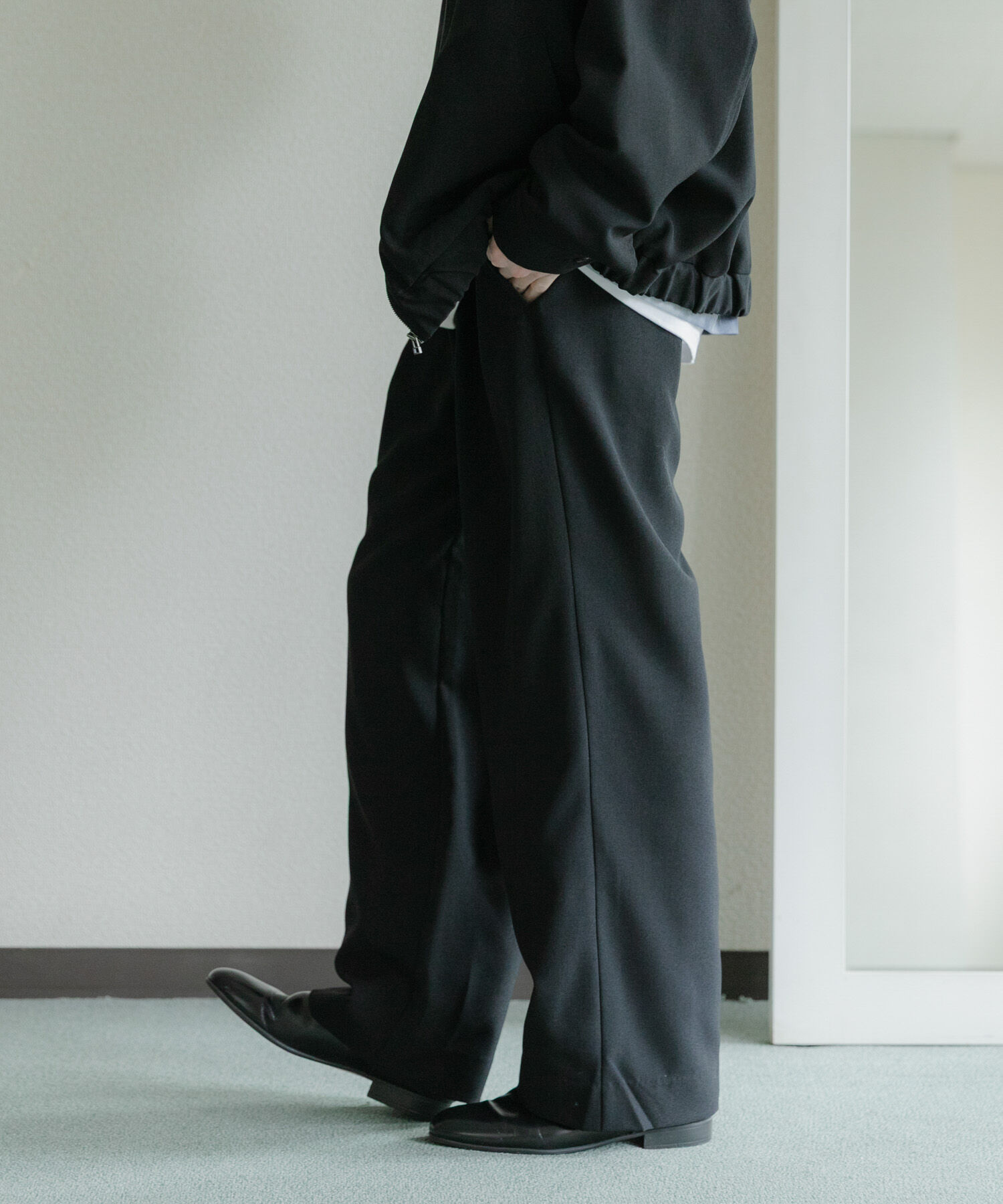 SENSE OF PLACE by URBAN RESEARCH「『UR TECH DRYLUXE』リネンライクワイドパンツ」|その他|