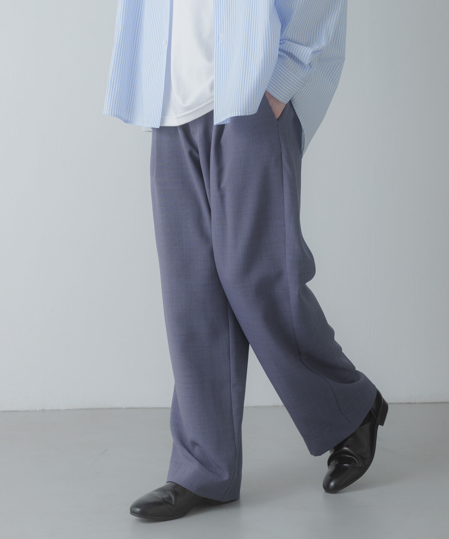 SENSE OF PLACE by URBAN RESEARCH「『UR TECH DRYLUXE』リネンライクワイドパンツ」|その他|