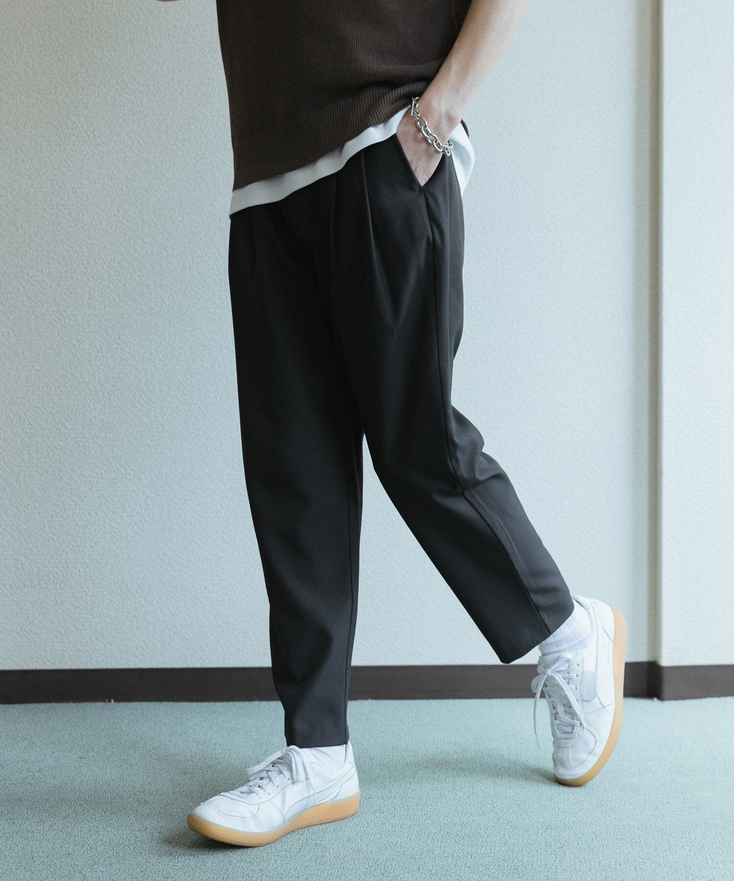 SENSE OF PLACE by URBAN RESEARCH「『速乾』ドライタッチ2タックテーパードパンツ」|その他|