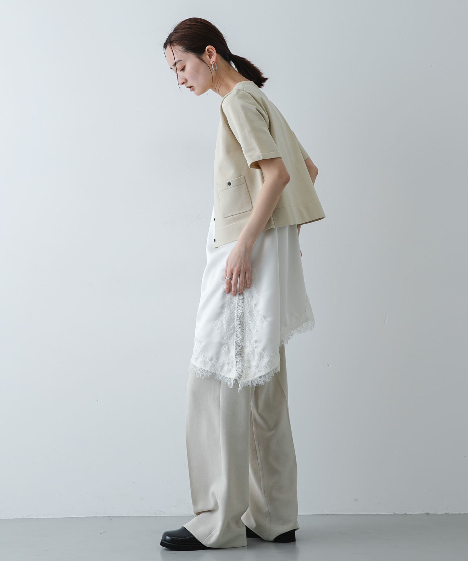 SENSE OF PLACE by URBAN RESEARCH「『洗濯可』ポケットツキハーフスリーブカーディガン」|カーディガン|