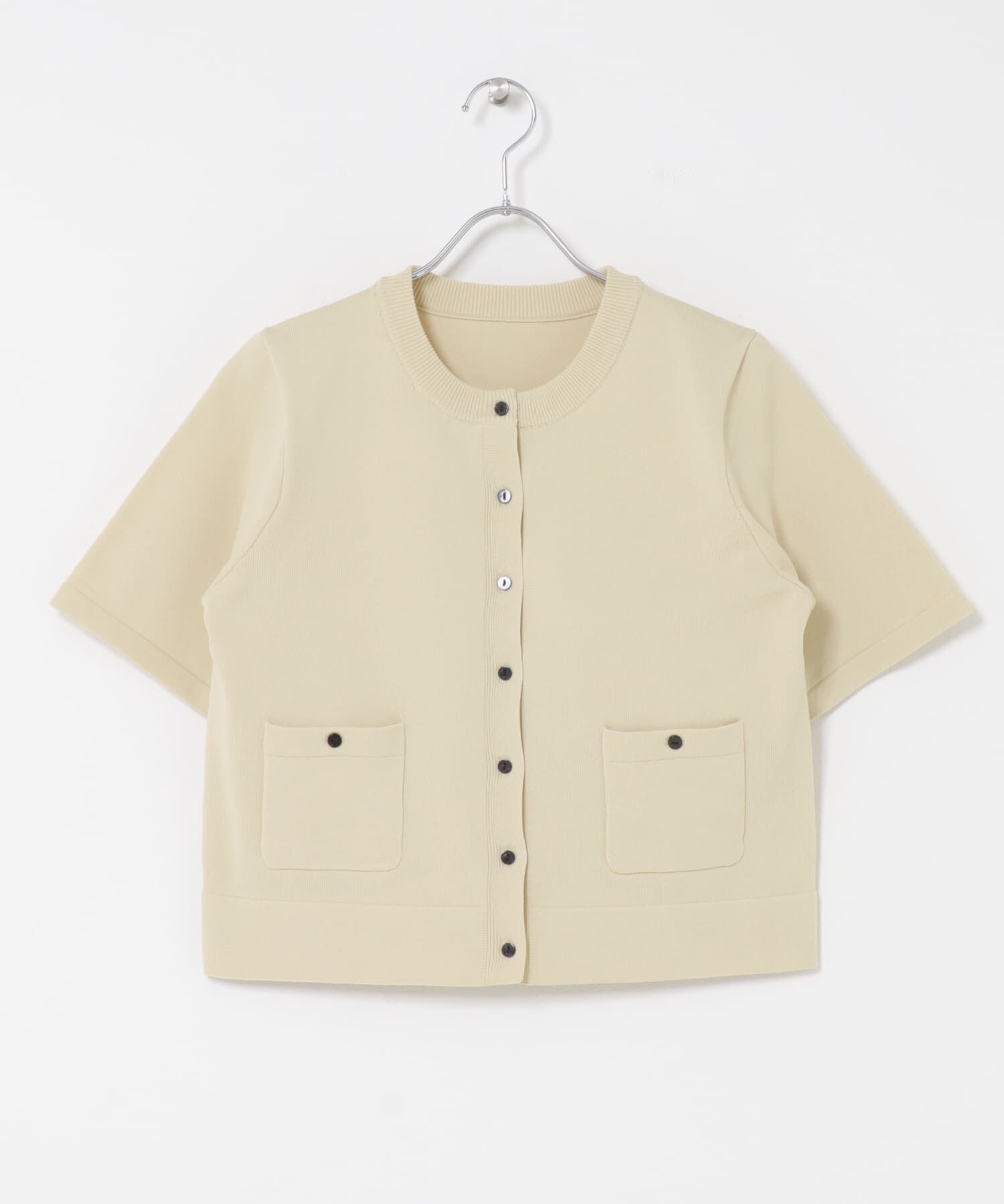 SENSE OF PLACE by URBAN RESEARCH「『洗濯可』ポケットツキハーフスリーブカーディガン」|カーディガン|