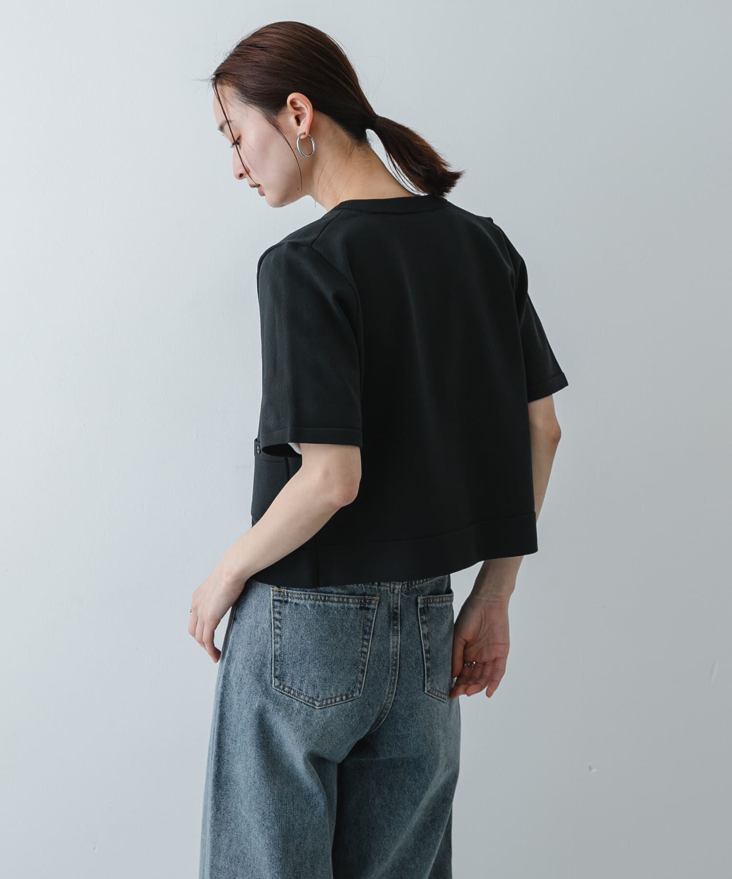 SENSE OF PLACE by URBAN RESEARCH「『洗濯可』ポケットツキハーフスリーブカーディガン」|カーディガン|