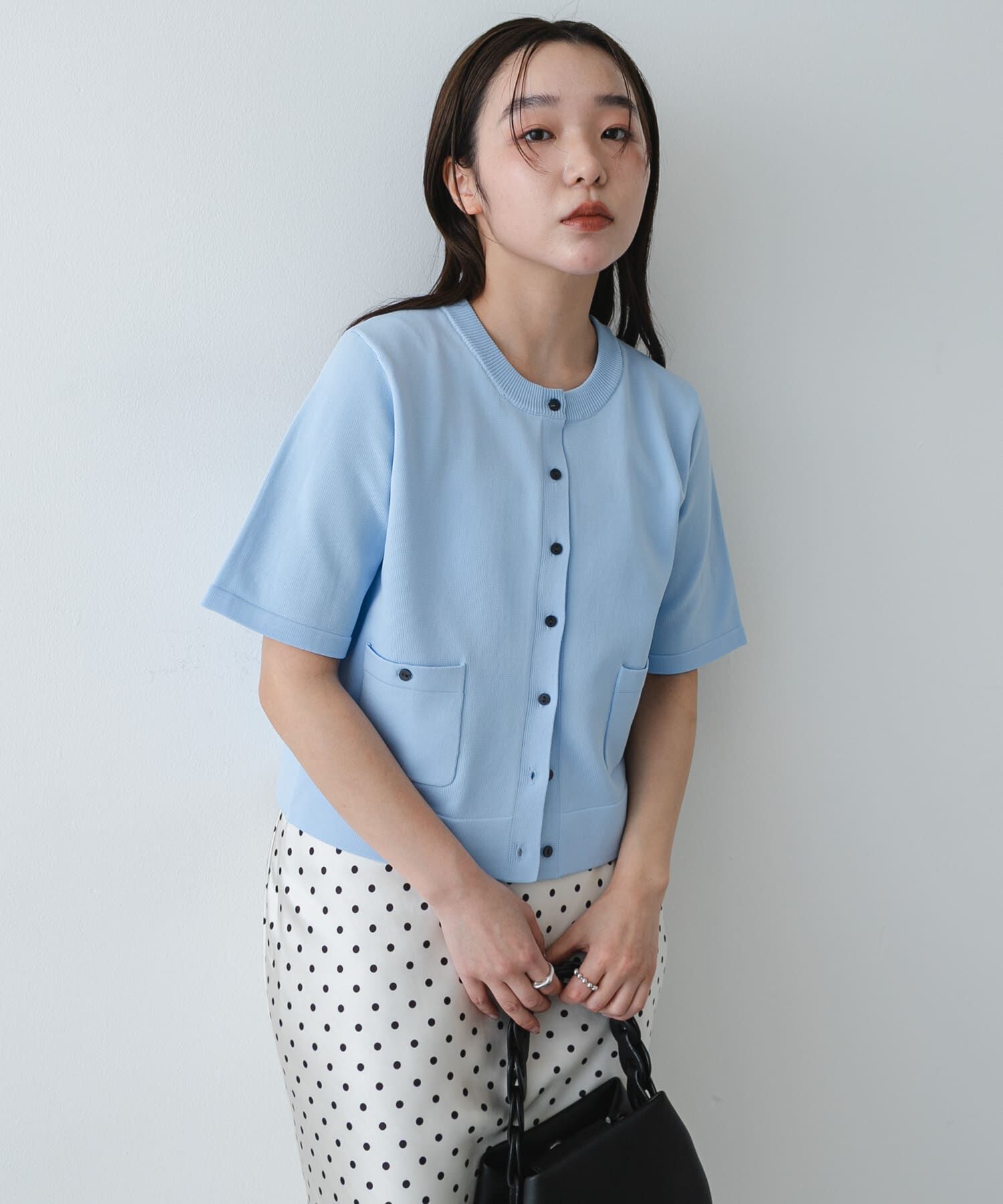 SENSE OF PLACE by URBAN RESEARCH「『洗濯可』ポケットツキハーフスリーブカーディガン」|カーディガン|