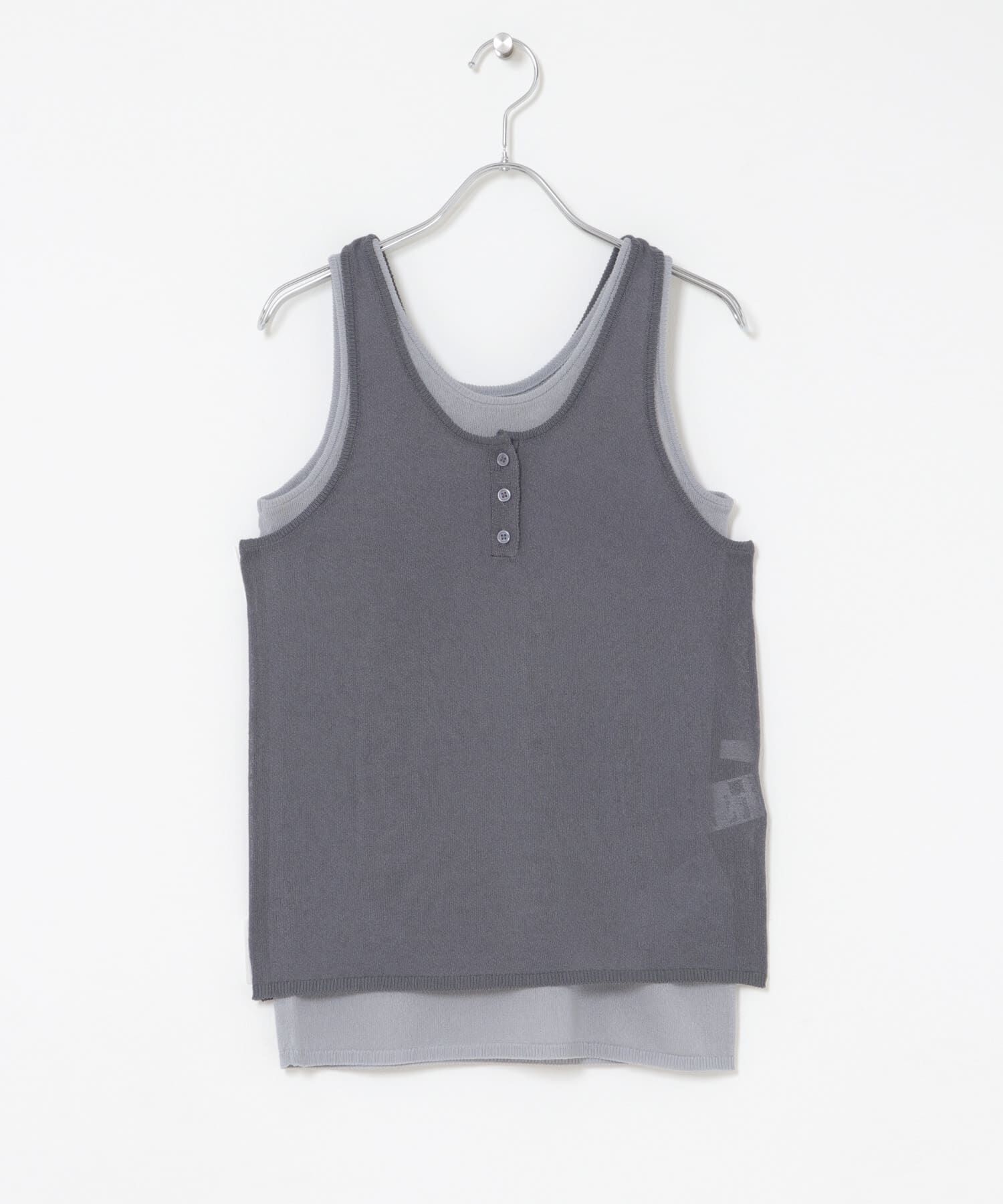 SENSE OF PLACE by URBAN RESEARCH「『洗濯可』アンサンブルニットタンクトップ」|タンクトップ|