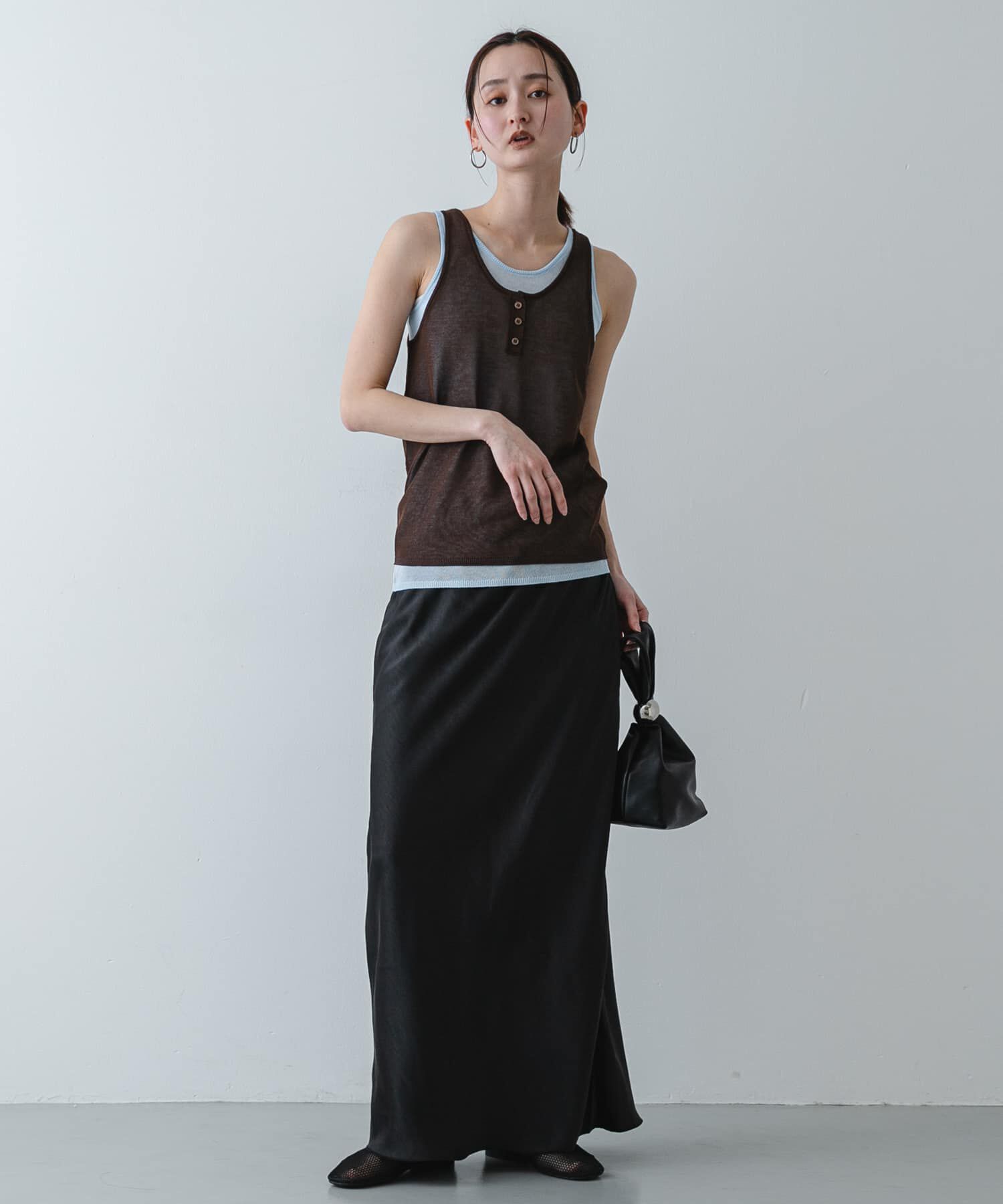 SENSE OF PLACE by URBAN RESEARCH「『洗濯可』アンサンブルニットタンクトップ」|タンクトップ|