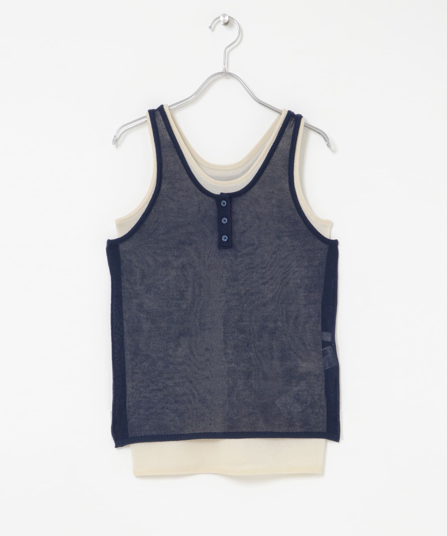 SENSE OF PLACE by URBAN RESEARCH「『洗濯可』アンサンブルニットタンクトップ」|タンクトップ|