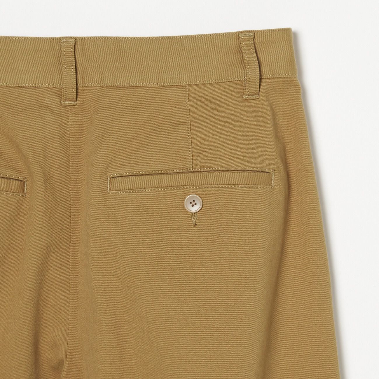 HELIOPOLE「HELIOPOLE COTTON TWILL CURVY TUCK PANTS」|チノ|