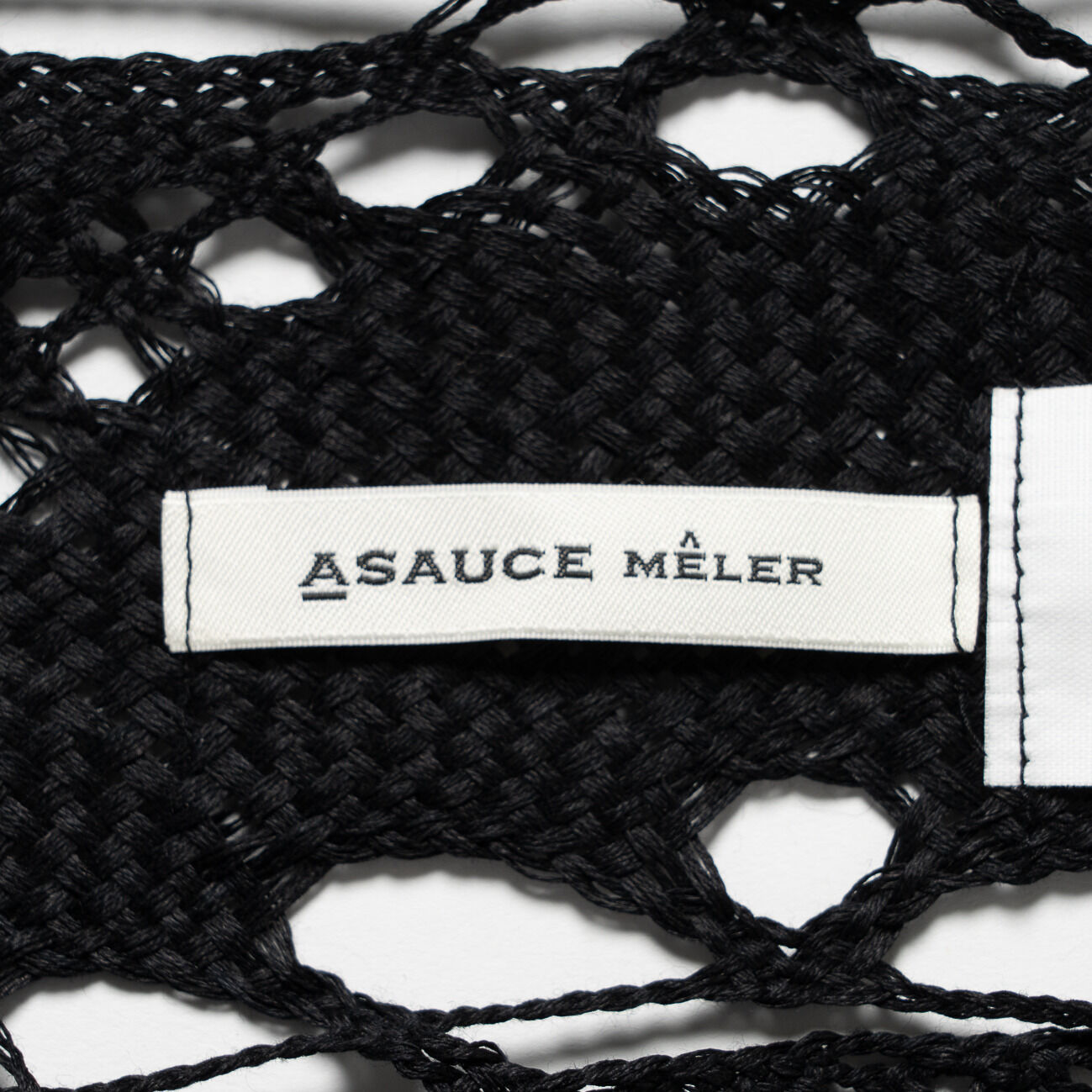  「ASAUCE MELER TRIANGLE LACE STOLE」|マフラー|