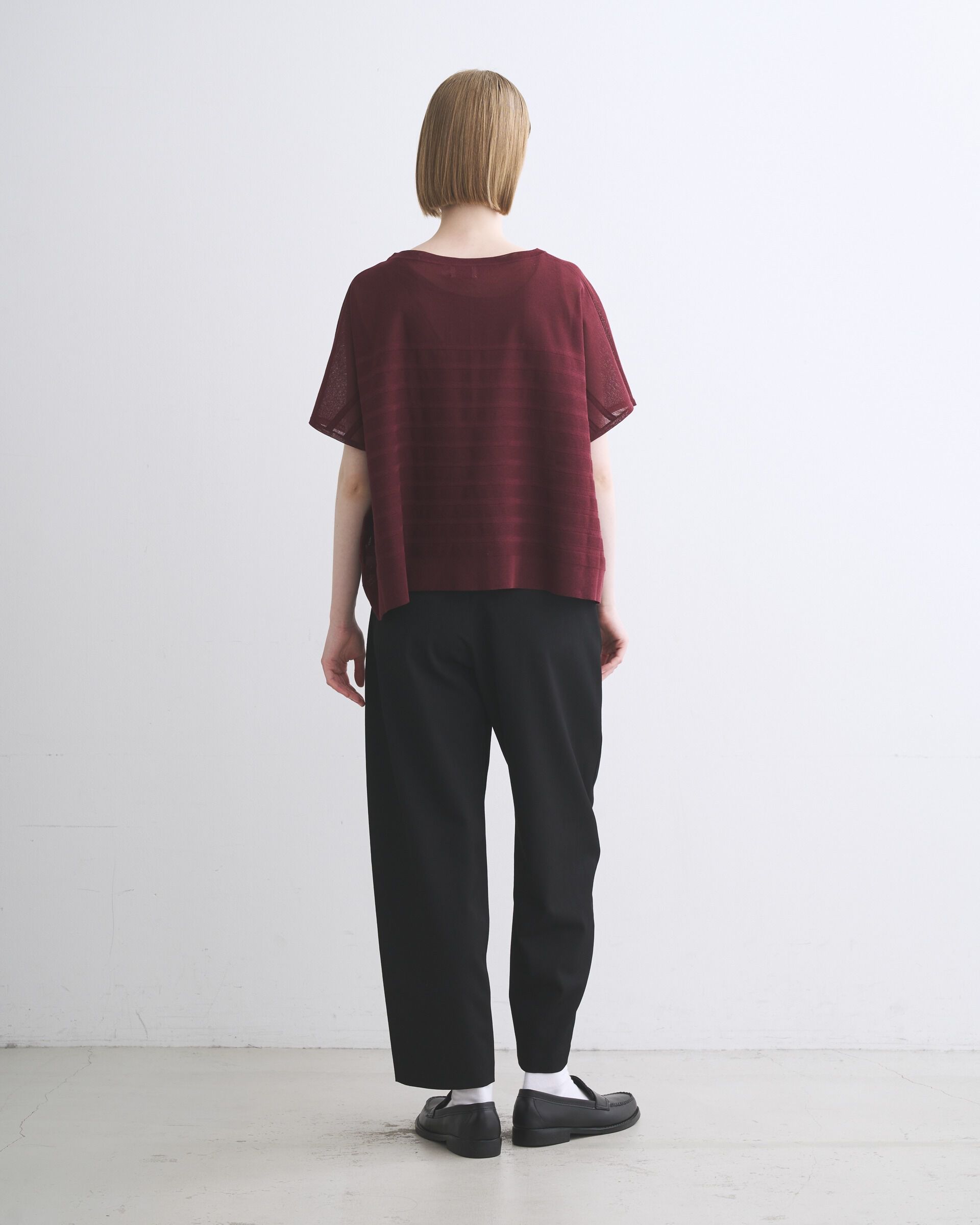 Traditional Weatherwear「LYNE KNIT SHEER NO SLEEVE」|ニット・セーター|