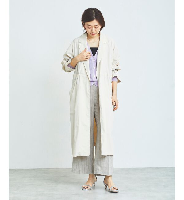 le.coeur blanc「ナイロンドロストロングコート」|その他|アイボリー