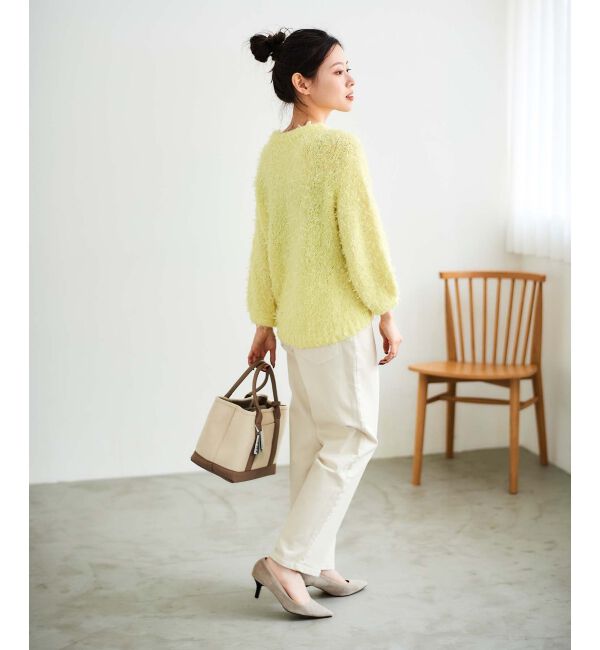 le.coeur blanc「チュール&times;フェザープルオーバー」|ニット・セーター|