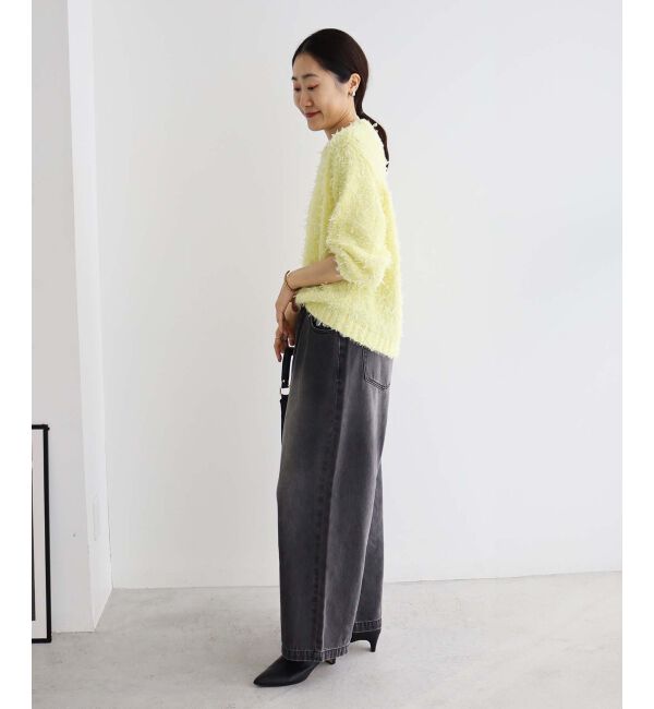 le.coeur blanc「チュール&times;フェザープルオーバー」|ニット・セーター|