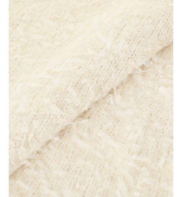 le.coeur blanc「チュール&times;フェザープルオーバー」|ニット・セーター|