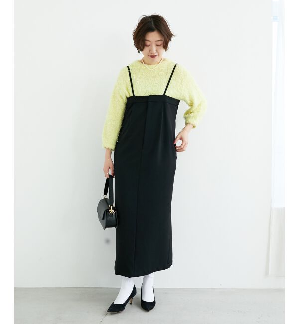 le.coeur blanc「チュール&times;フェザープルオーバー」|ニット・セーター|