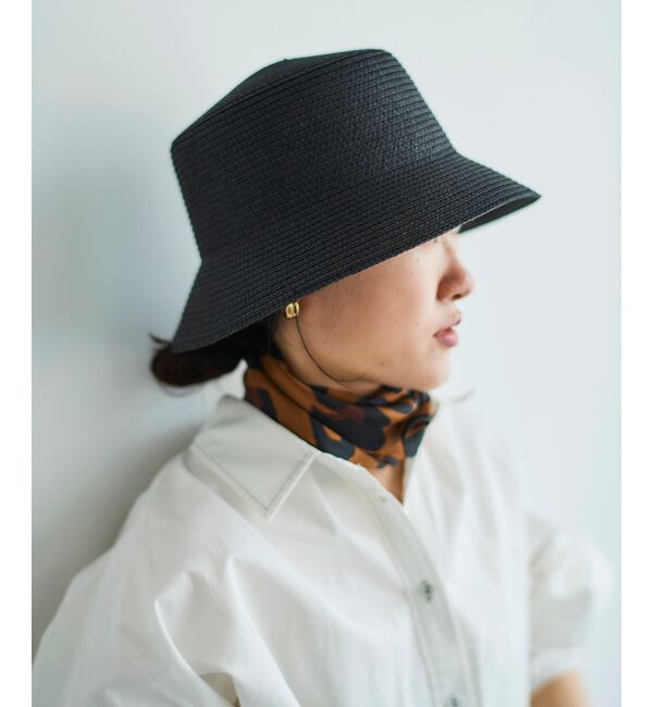 le.coeur blanc「《WEB限定アイテム》ペーパーバケットハット」|ハット|